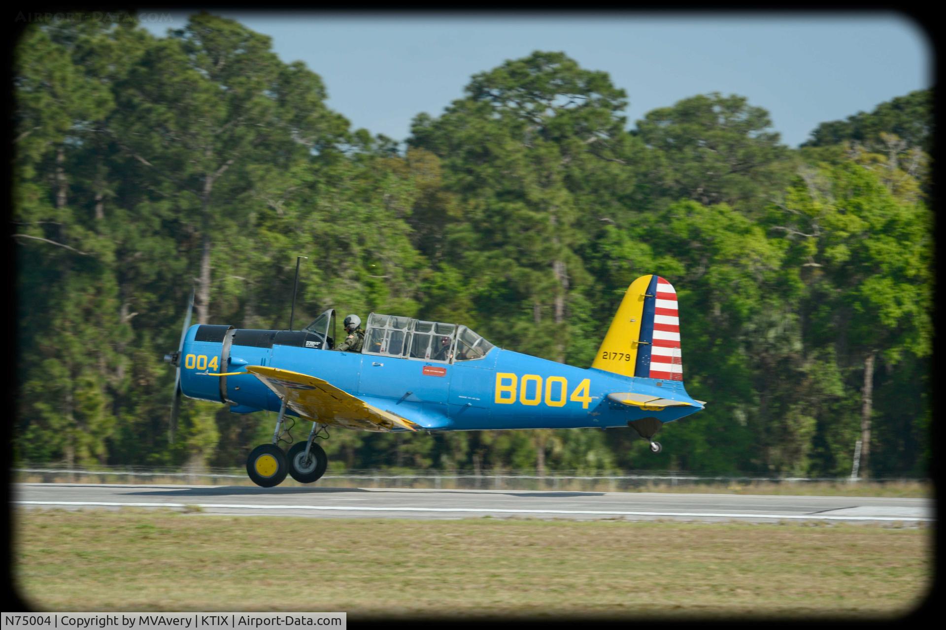 N75004, 1942 Convair BT-15 C/N 6720, 2015 Tico Air Show