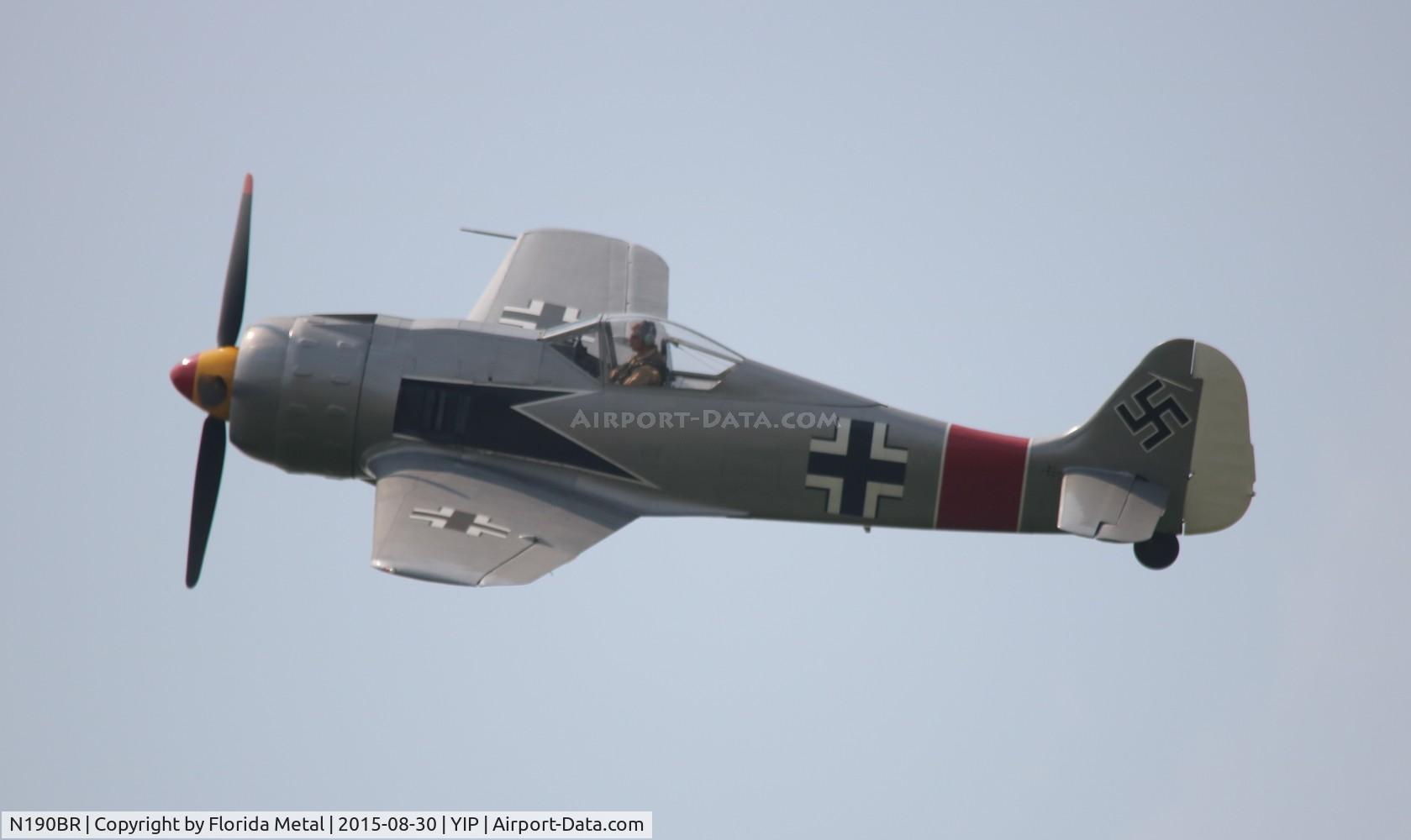 N190BR, Focke-Wulf Fw-190-A8 Replica C/N 005, FW190