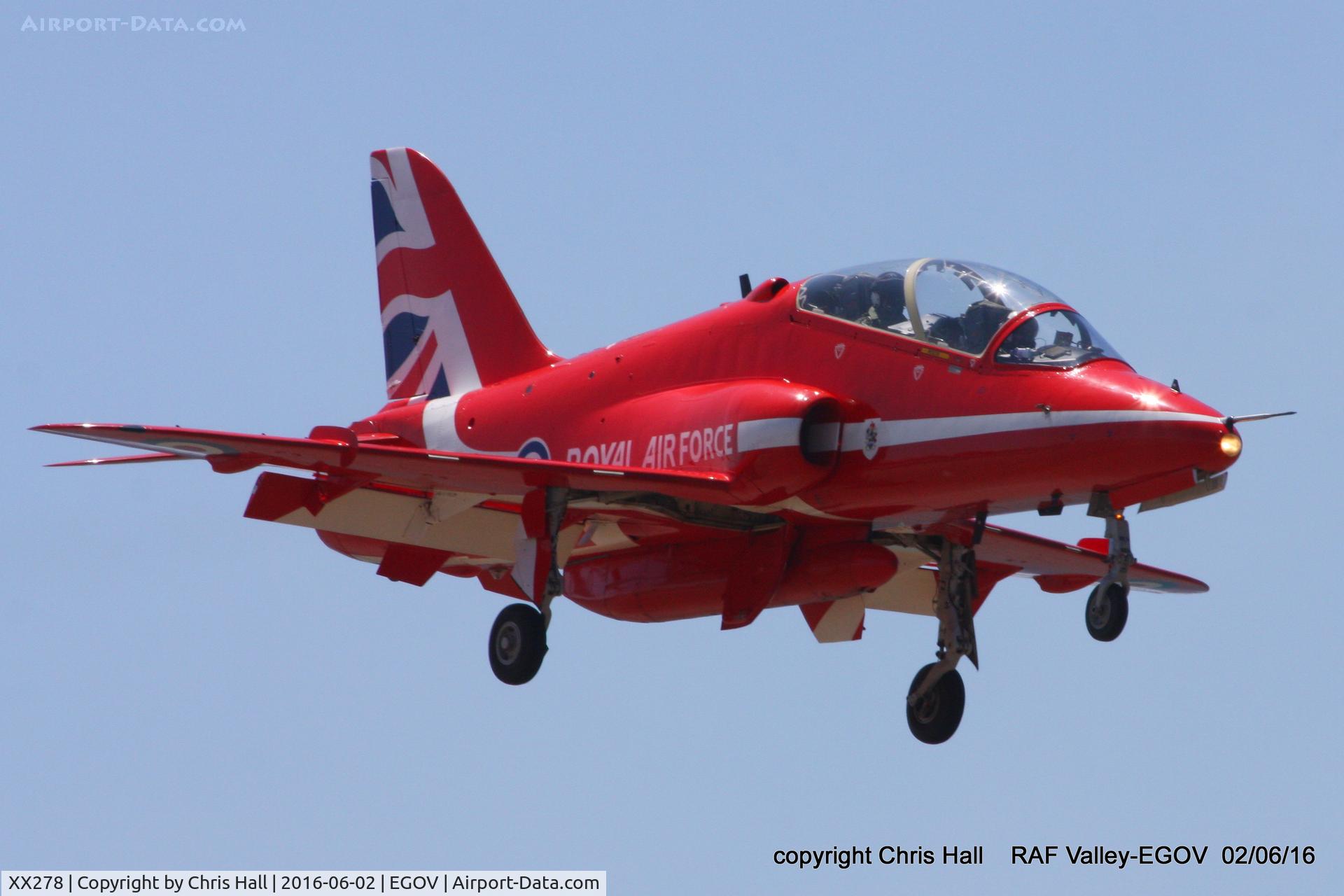 XX278, 1978 Hawker Siddeley Hawk T.1A C/N 103/312103, RAF Valley Families Day