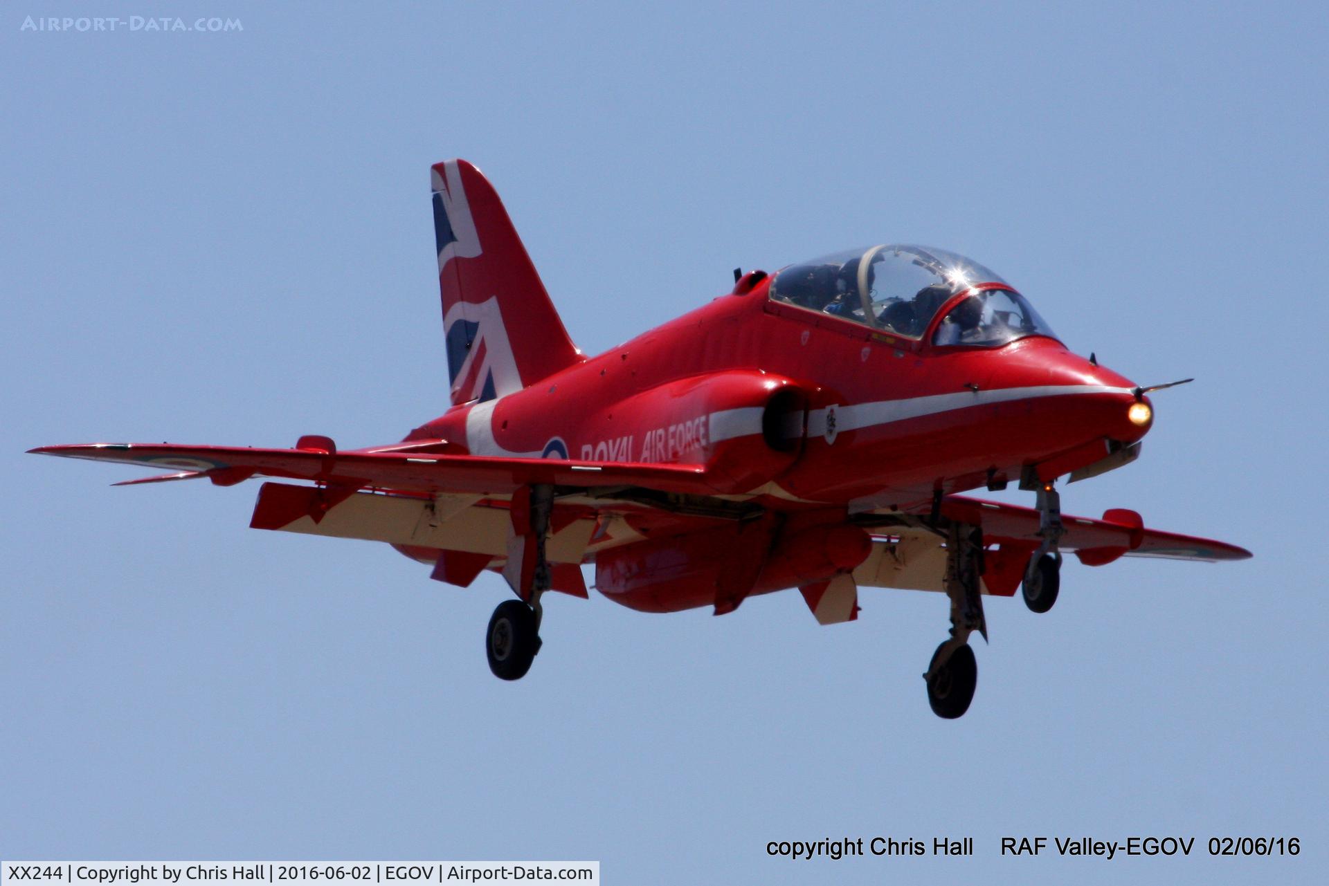 XX244, 1978 Hawker Siddeley Hawk T.1 C/N 080/312080, RAF Valley Families Day