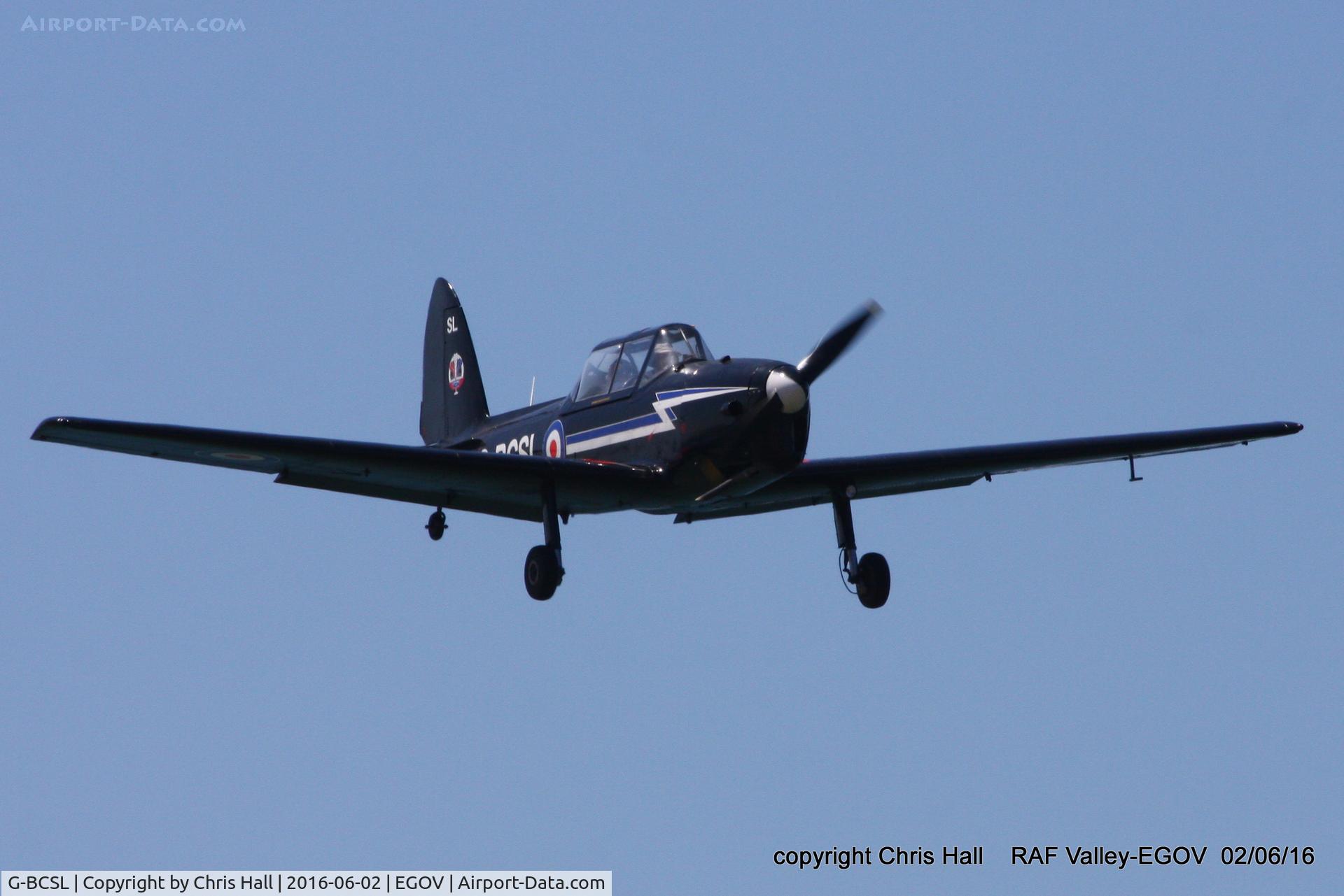 G-BCSL, 1951 De Havilland DHC-1 Chipmunk 22 C/N C1/0524, RAF Valley Families Day