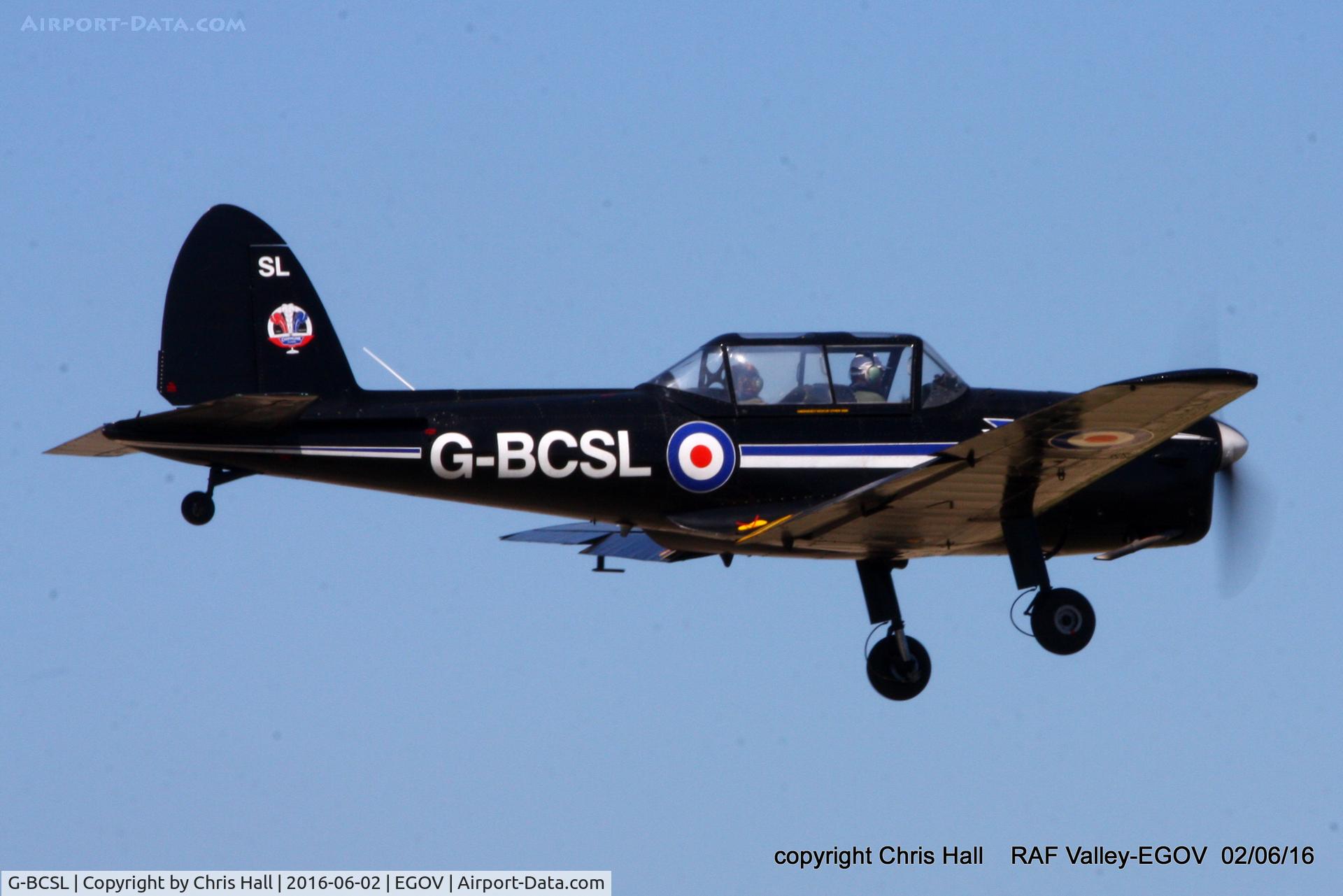 G-BCSL, 1951 De Havilland DHC-1 Chipmunk 22 C/N C1/0524, RAF Valley Families Day