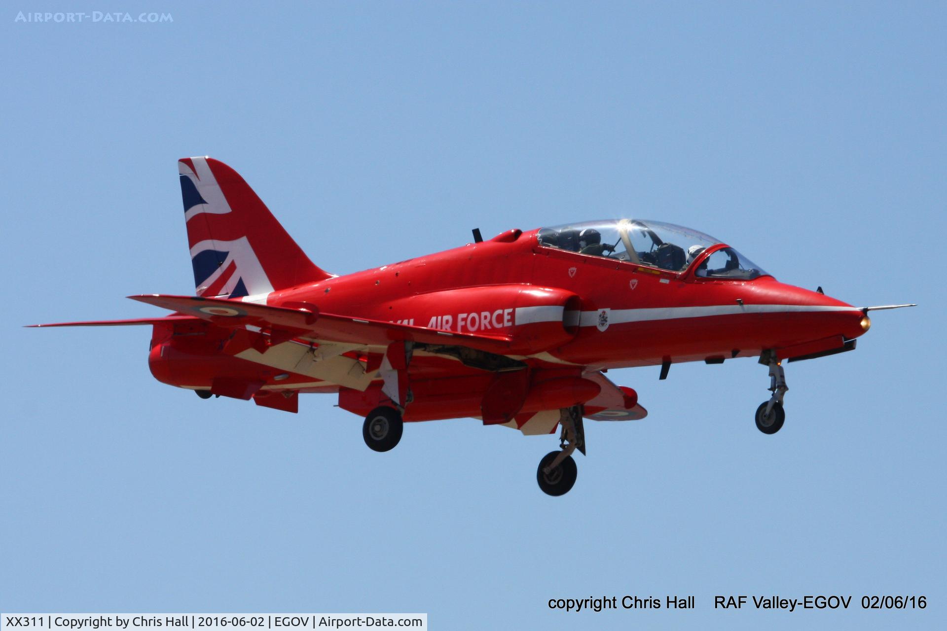 XX311, 1980 Hawker Siddeley Hawk T.1 C/N 147/312136, RAF Valley Families Day