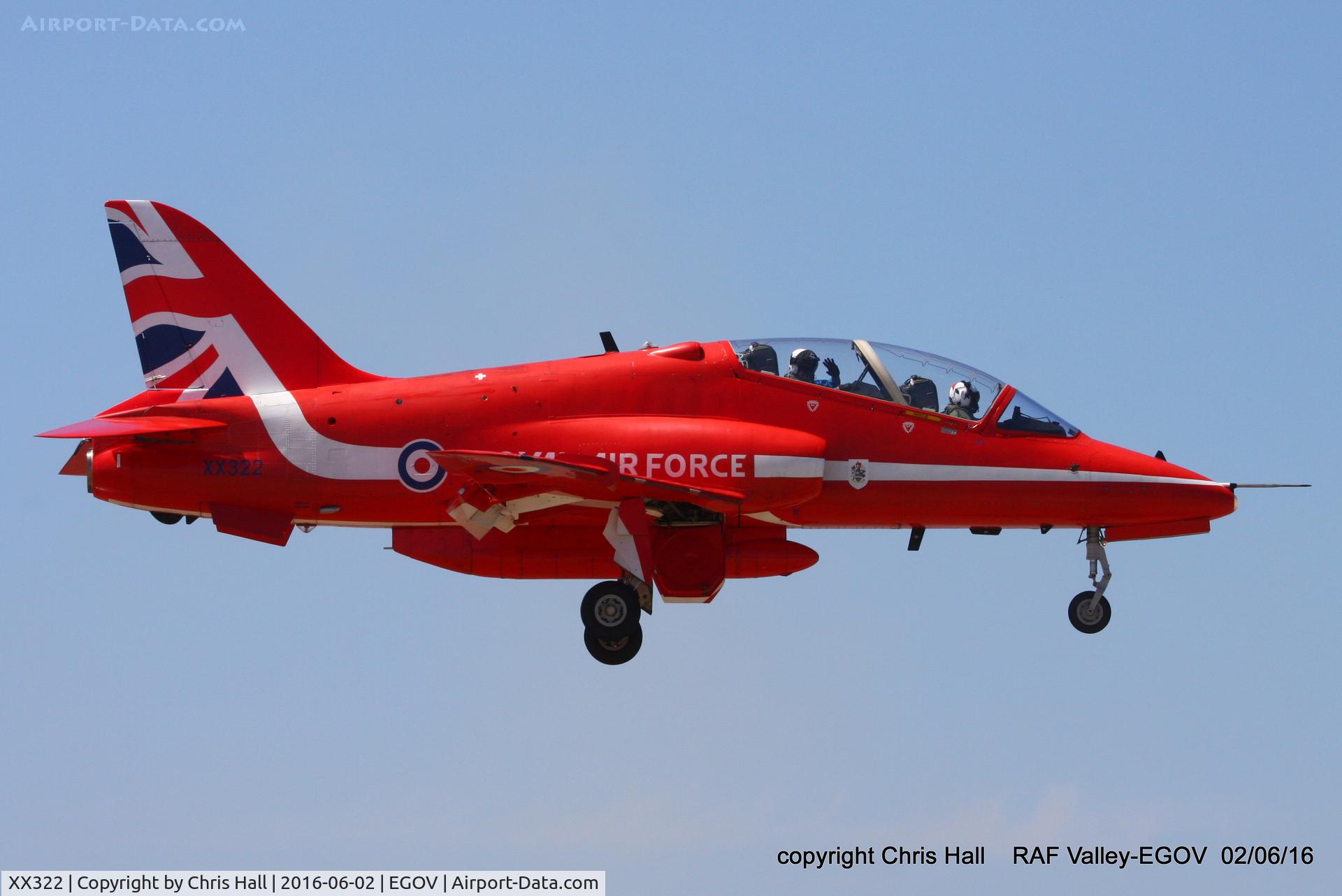 XX322, 1980 Hawker Siddeley Hawk T.1A C/N 165/312147, RAF Valley Families Day