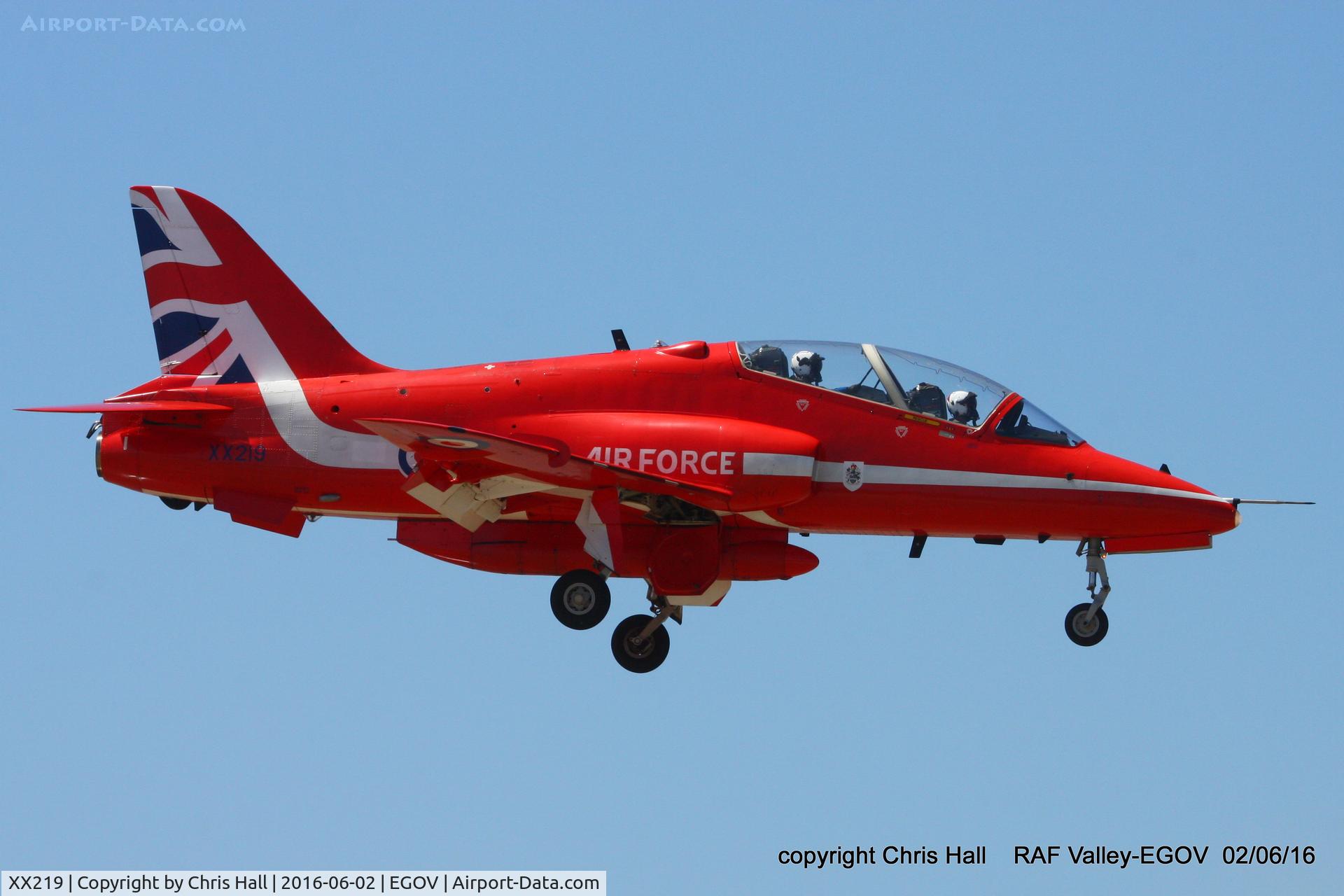 XX219, 1978 Hawker Siddeley Hawk T.1A C/N 055/312055, RAF Valley Families Day