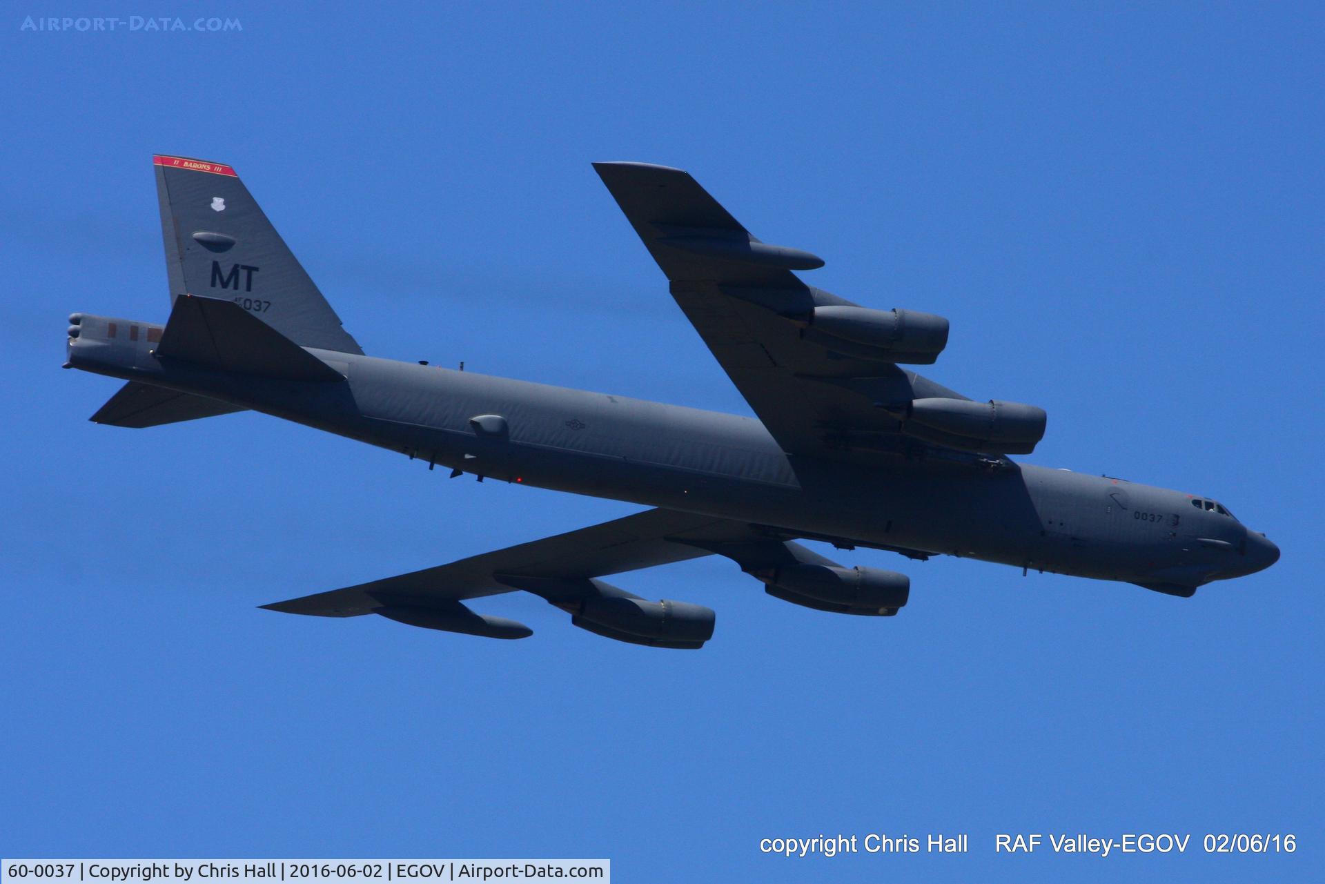 60-0037, 1960 Boeing B-52H Stratofortress C/N 464402, RAF Valley Families Day