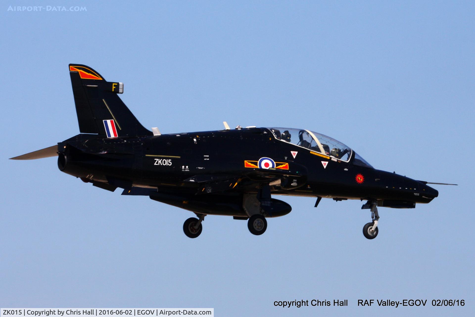 ZK015, 2008 British Aerospace Hawk T2 C/N RT006/1244, RAF IV Sqn
