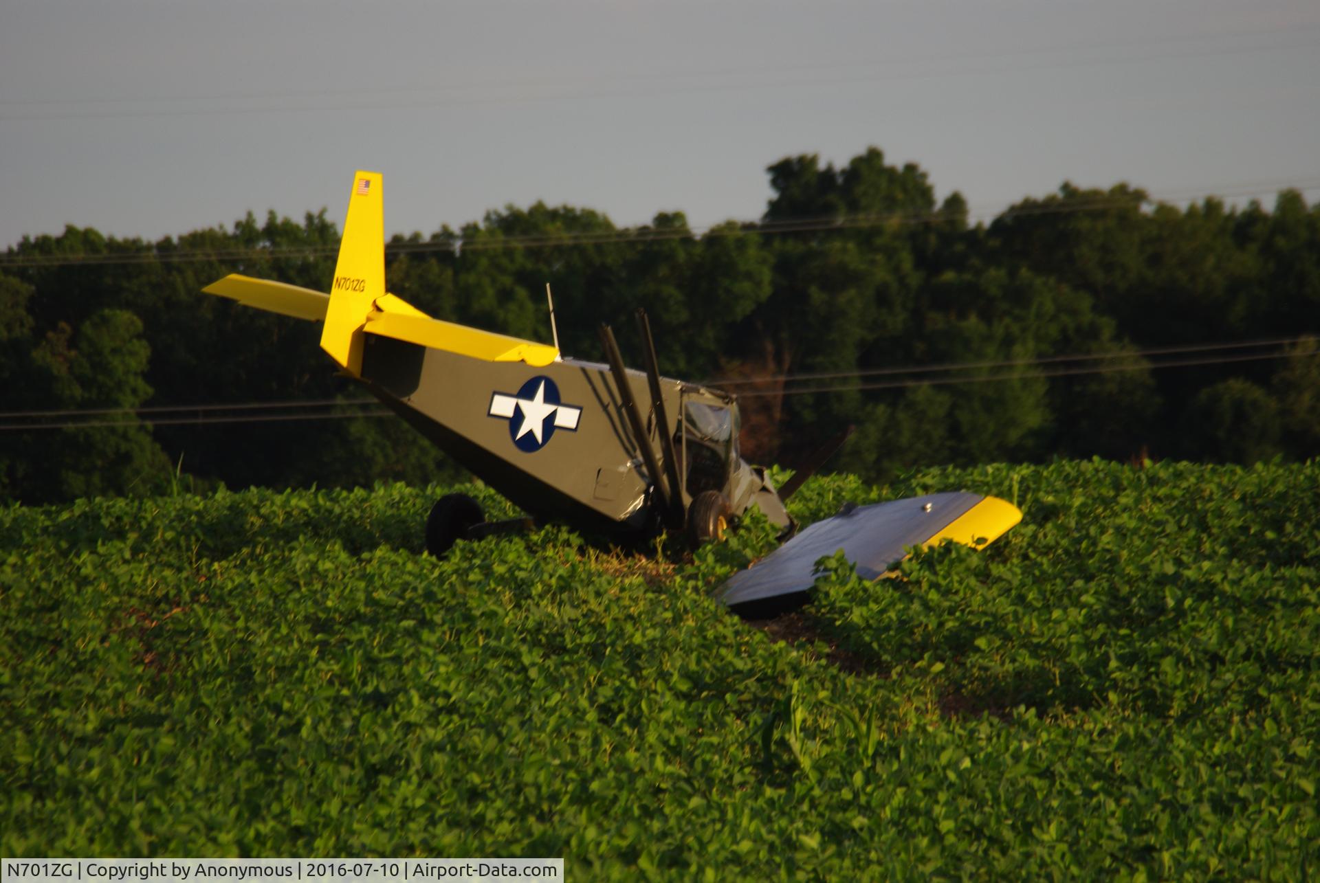 N701ZG, Zenair STOL CH-701 C/N 7-6607, Write-off