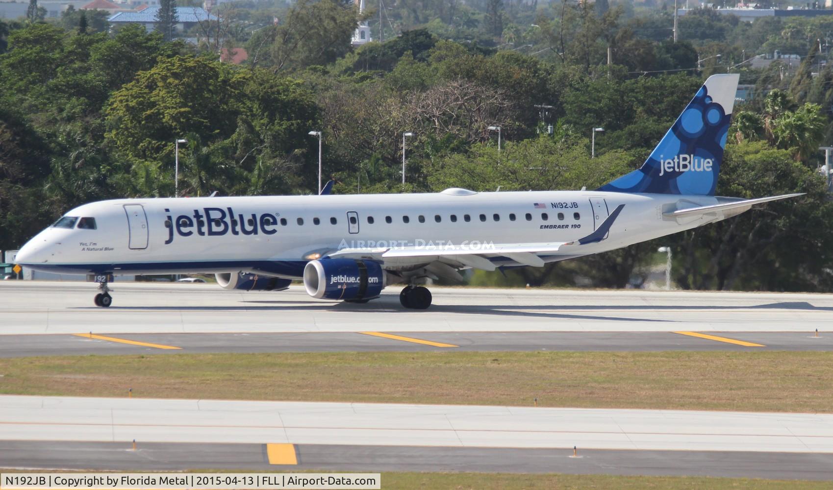 N192JB, 2005 Embraer 190AR (ERJ-190-100IGW) C/N 19000014, Jet Blue