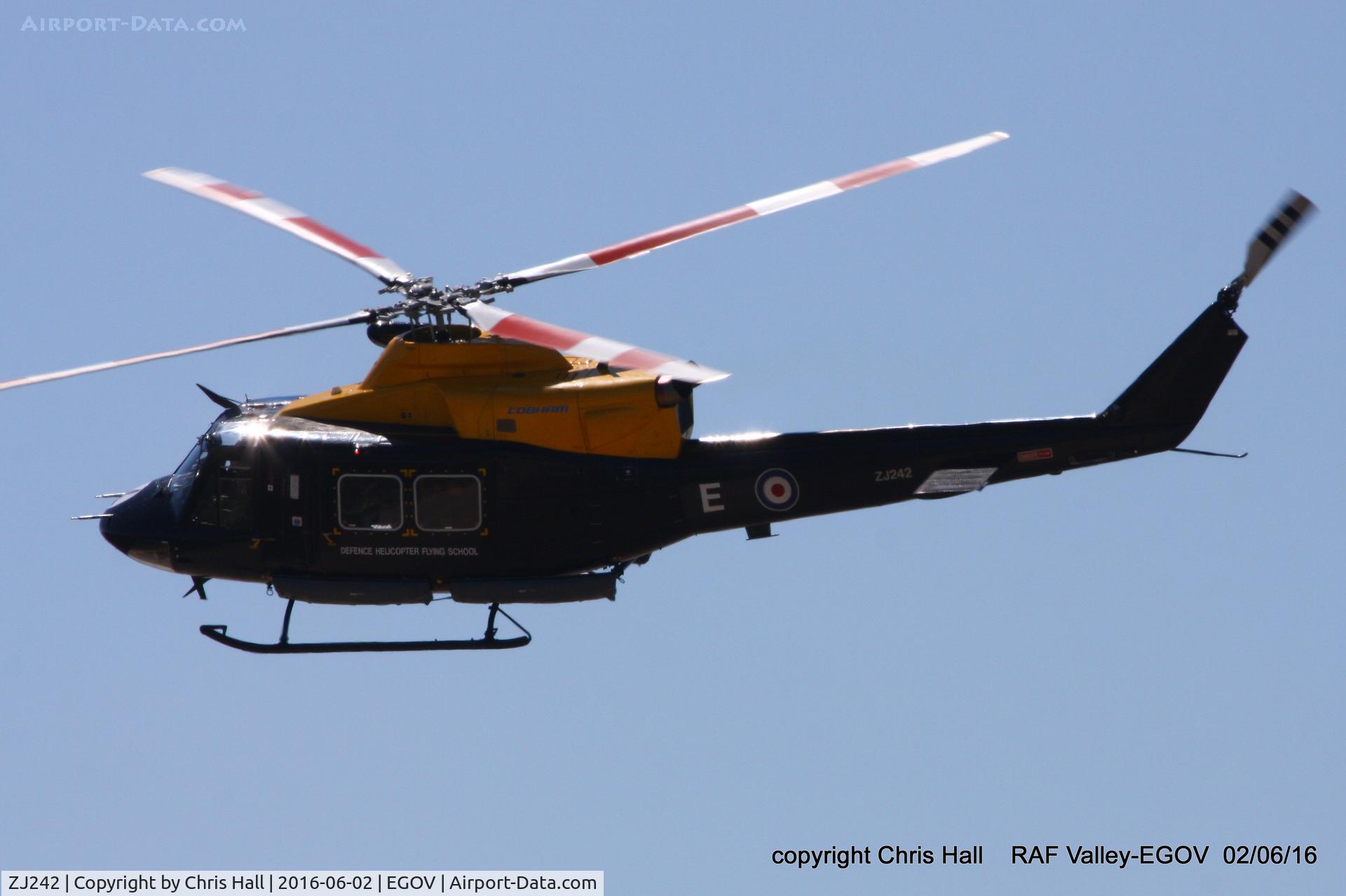 ZJ242, 1994 Bell 412EP Griffin HT1 C/N 36095, RAF 60 (R) Sqn / DHFS