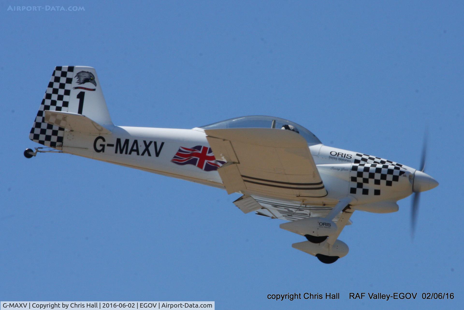 G-MAXV, 2000 Vans RV-4 C/N PFA 181-13266, RAF Valley Families Day
