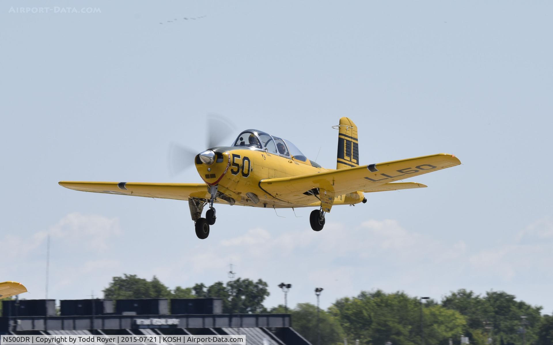 N500DR, 1954 Beech T-34A (A45) Mentor Mentor C/N G-31, Airventure 2015