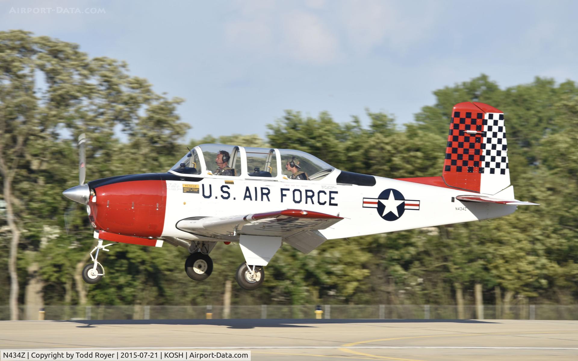 N434Z, 1954 Beech T-34A Mentor C/N G-93, Airventure 2015