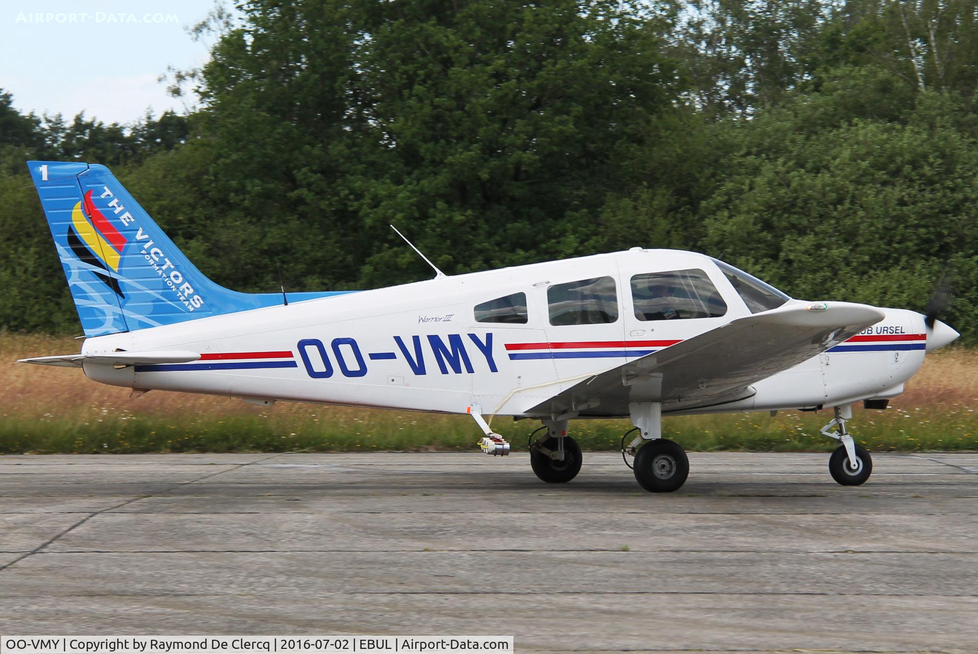 OO-VMY, 2007 Piper PA-28-161 C/N 2842287, Victor no. 1 at Ursel Avia 2016.