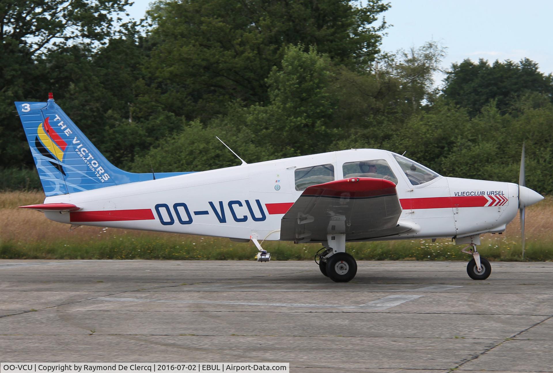OO-VCU, 1989 Piper PA-28-161 Cadet C/N 2841245, Victor no.3 at Ursel Avia 2016.