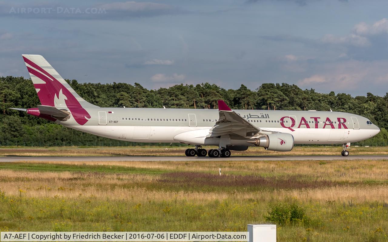 A7-AEF, 2006 Airbus A330-302 C/N 721, departure via RW18W