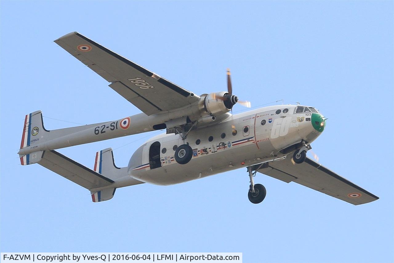 F-AZVM, 1956 Nord N-2501F Noratlas C/N 105, Nord N-2501F Noratlas, On display, Istres-Le Tubé Air Base 125 (LFMI-QIE) open day 2016