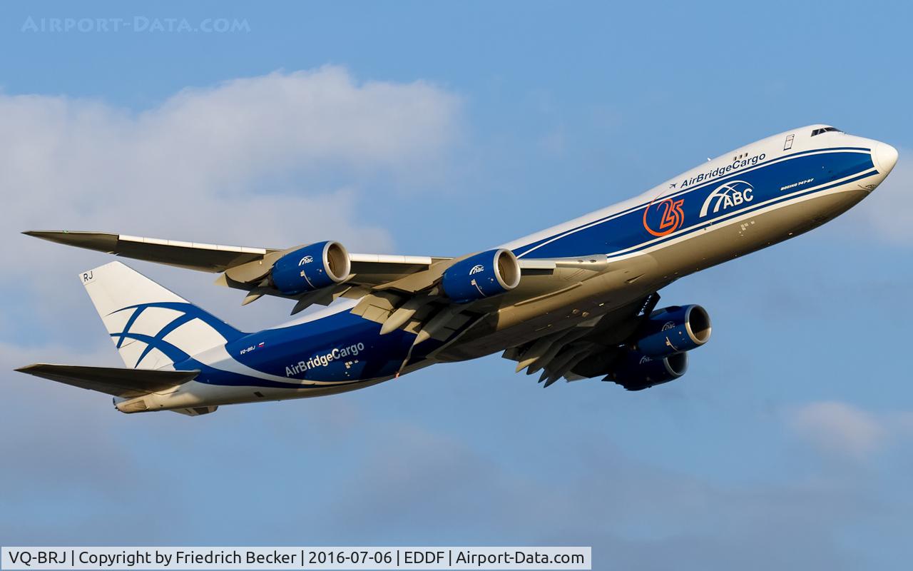 VQ-BRJ, 2013 Boeing 747-8HVF C/N 37670, departure via RW25C