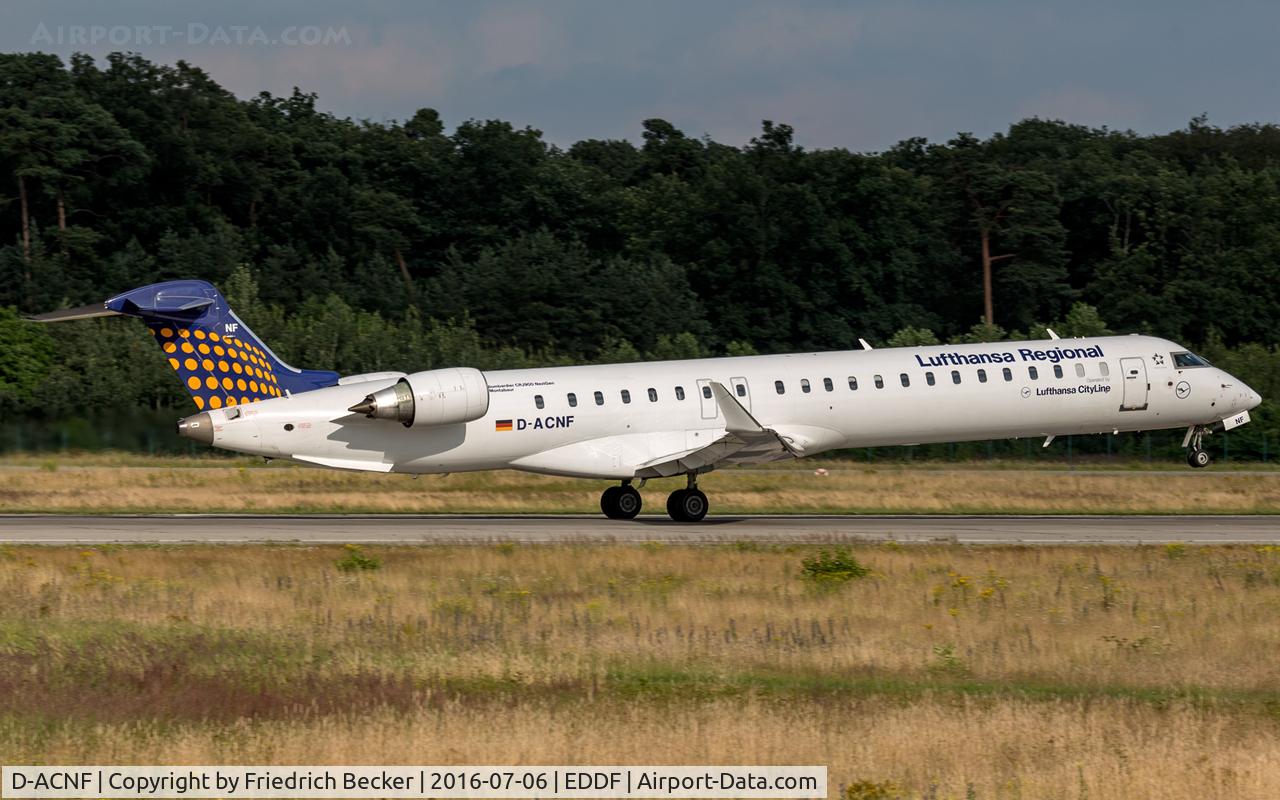 D-ACNF, 2009 Bombardier CRJ-900 (CL-600-2D24) C/N 15243, departure via RW18W