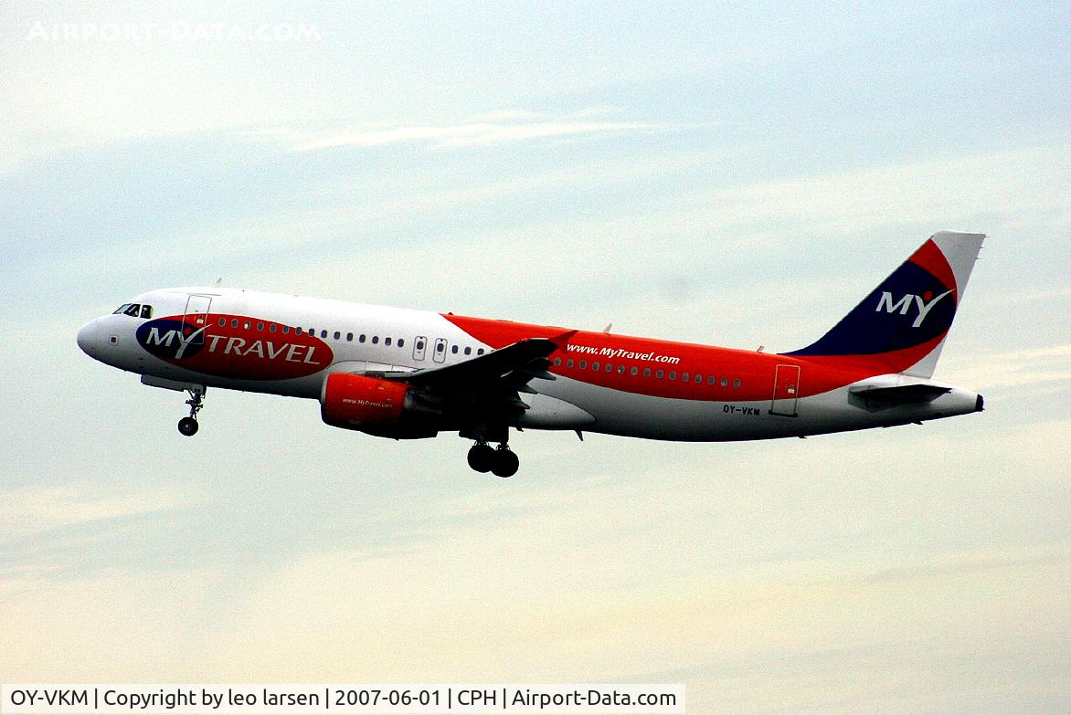 OY-VKM, 2002 Airbus A320-214 C/N 1889, Copenhagen Kastrup 1.6.07