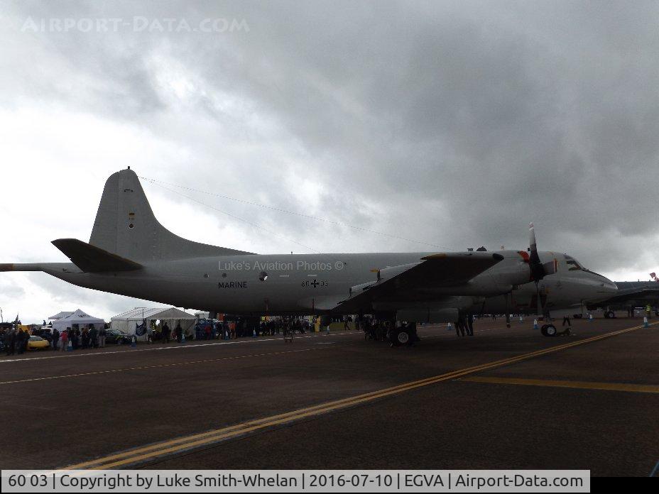 60 03, Lockheed P-3C Orion C/N 285E-5745, At Fairford for the Air Tattoo.