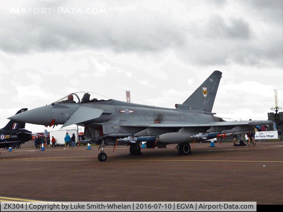 ZK304, 2009 Eurofighter EF-2000 Typhoon FGR4 C/N BS055/212, Taken at Fairford for the Air Tattoo.