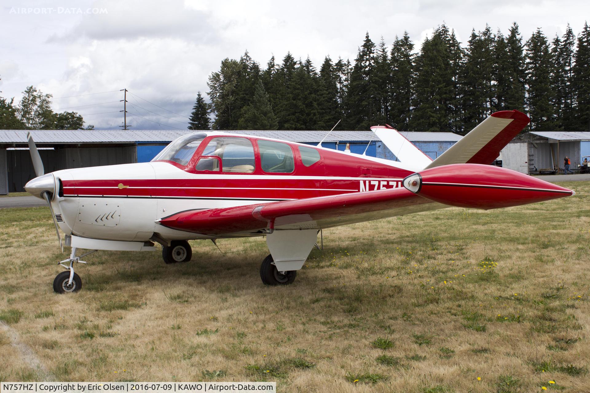 N757HZ, 1957 Beech H35 Bonanza C/N D-4961, Beech H35 at the 2016 Arlington Fly-In.