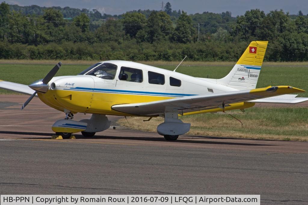 HB-PPN, 1998 Piper PA-28-181 Archer III C/N 2843140, Parked