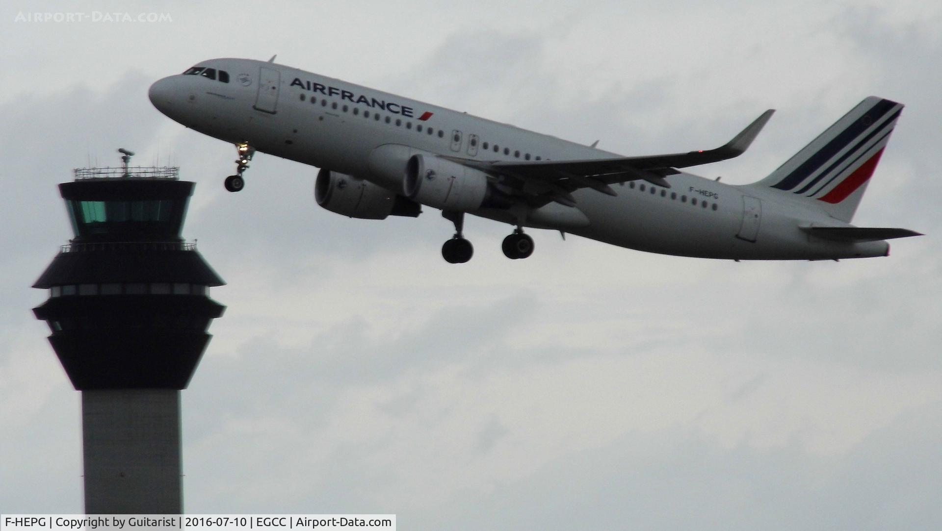 F-HEPG, 2013 Airbus A320-214 C/N 5802, At Manchester