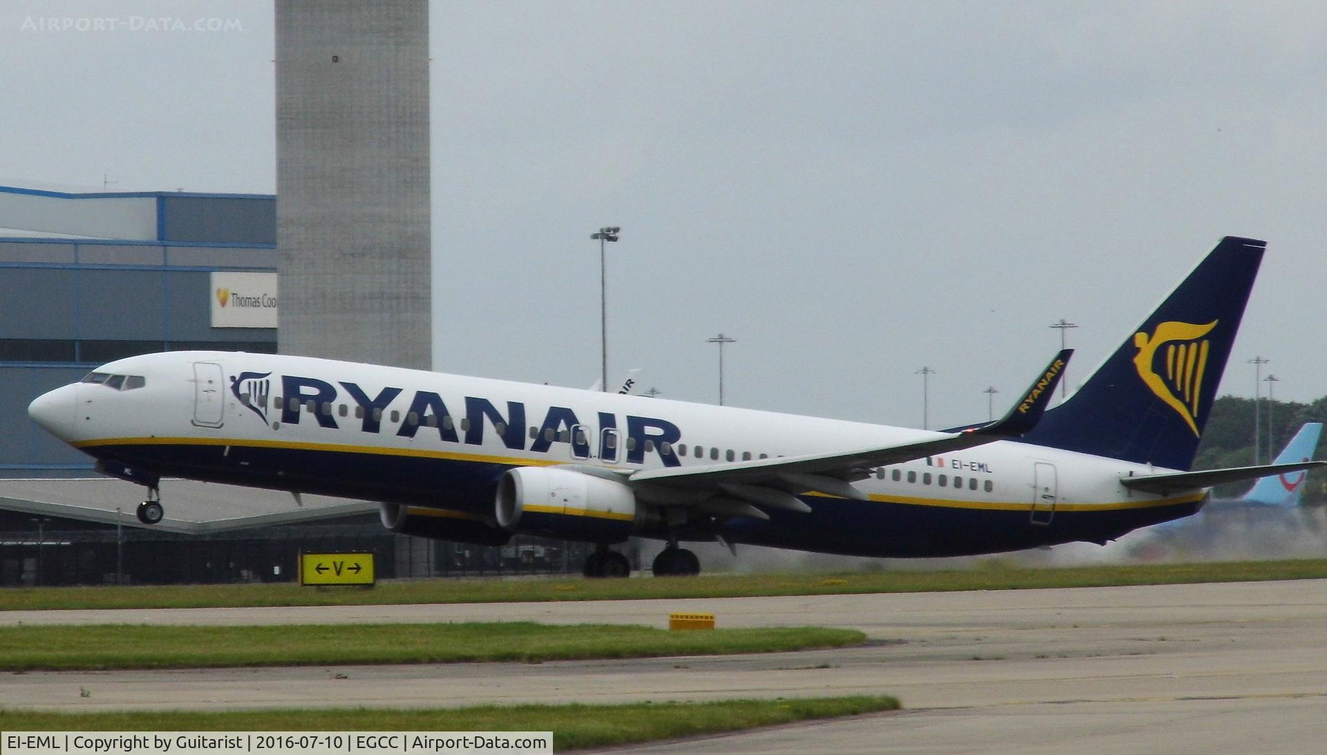 EI-EML, 2010 Boeing 737-8AS C/N 38513, At Manchester