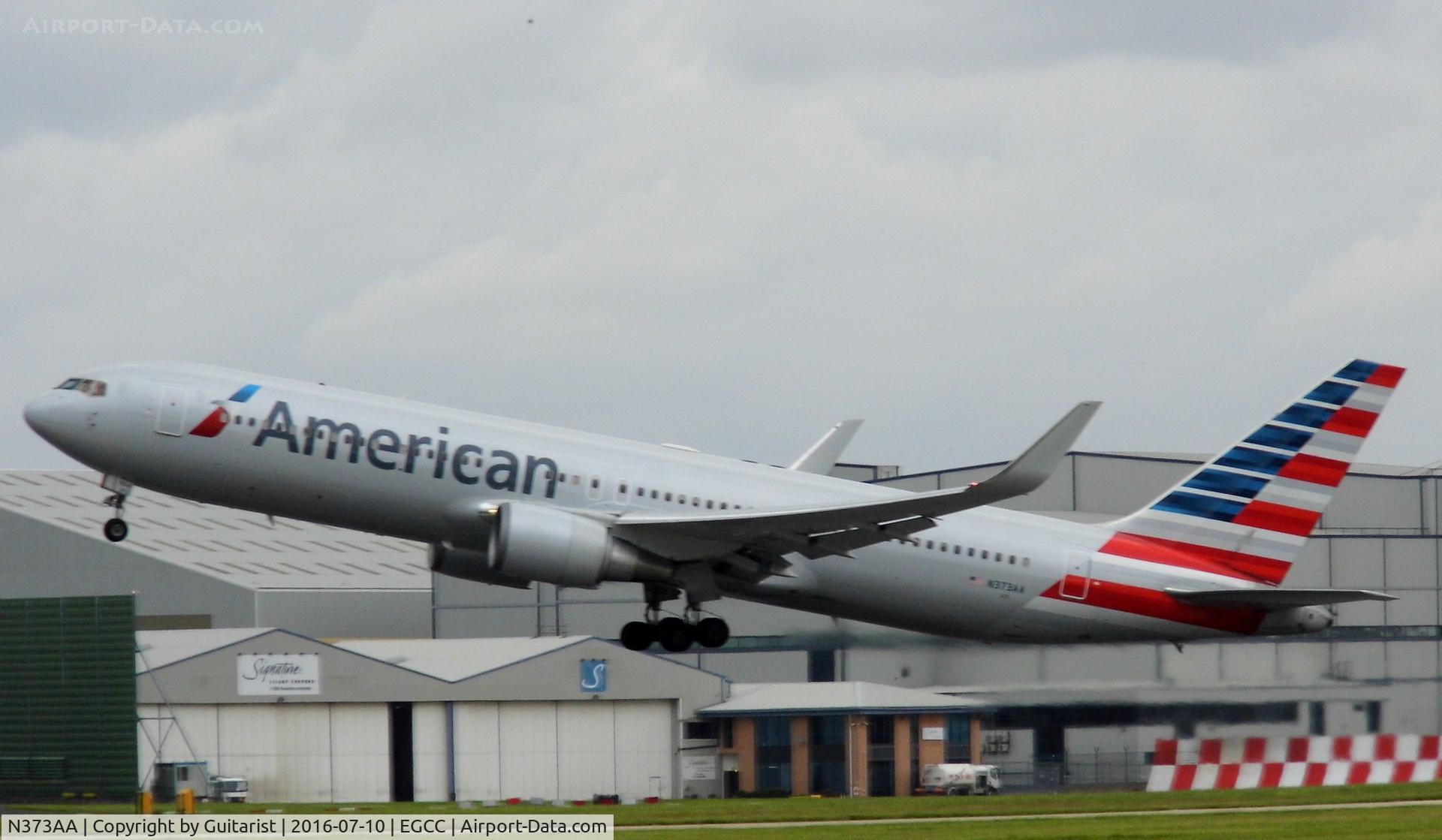N373AA, 1992 Boeing 767-323 C/N 25200, At Manchester