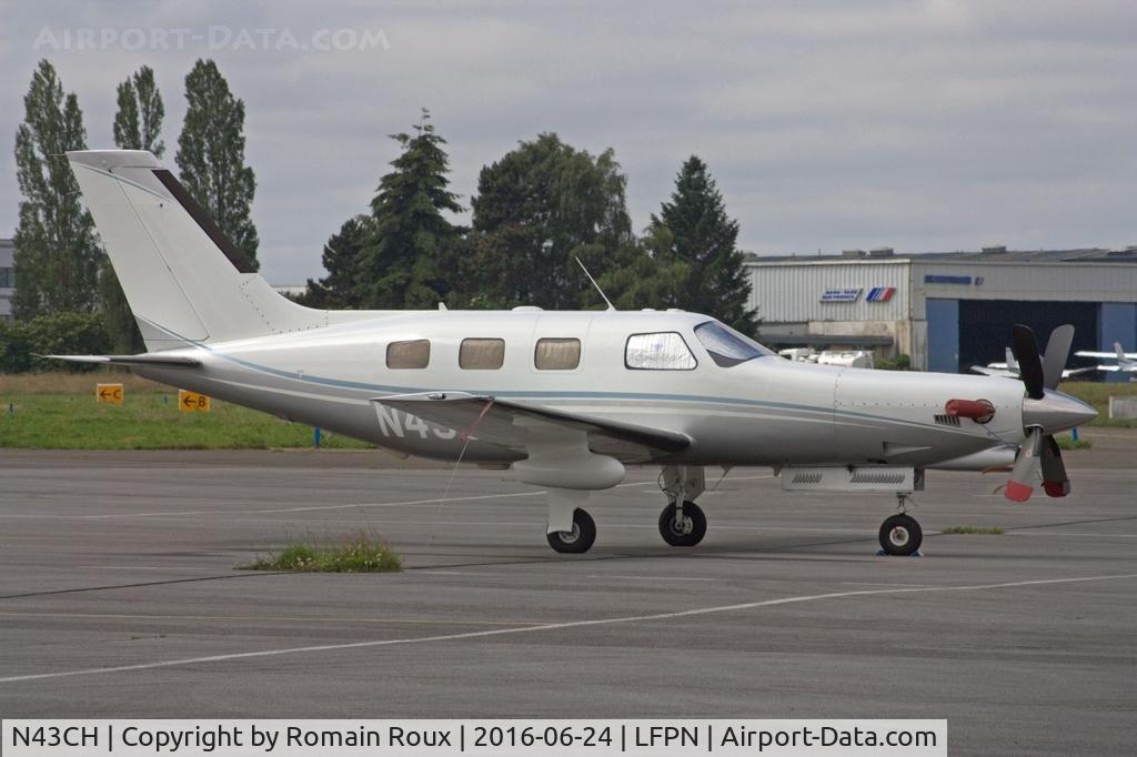 N43CH, 1994 Piper PA-46-350P Malibu Mirage C/N 4622176, Parked