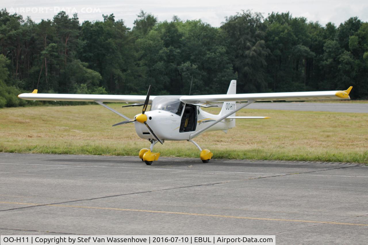 OO-H11, 2012 B & F Technik FK-9 ELA C/N 469, Parked at EBUL.