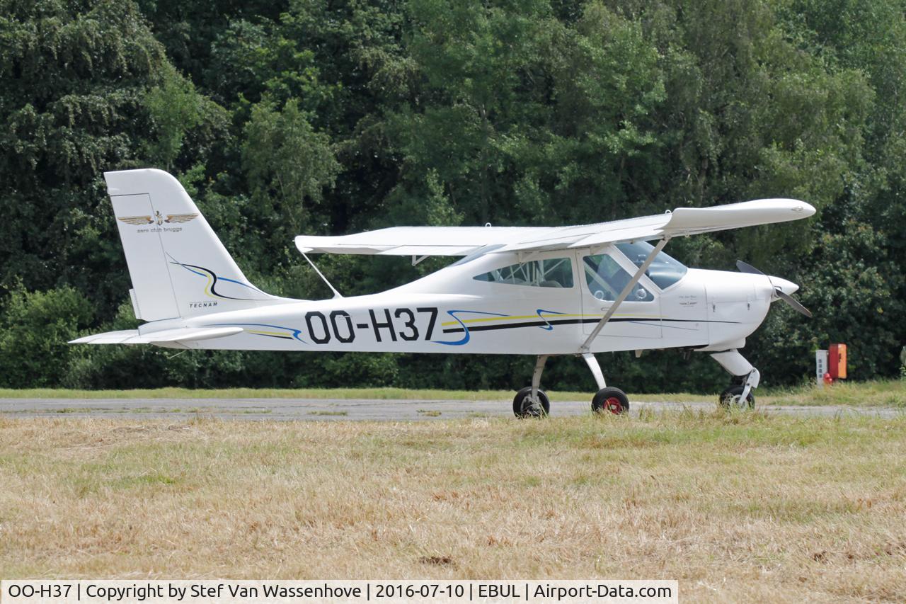 OO-H37, 2014 Tecnam P-92 Echo Classic C/N 1501, Parked at EBUL.