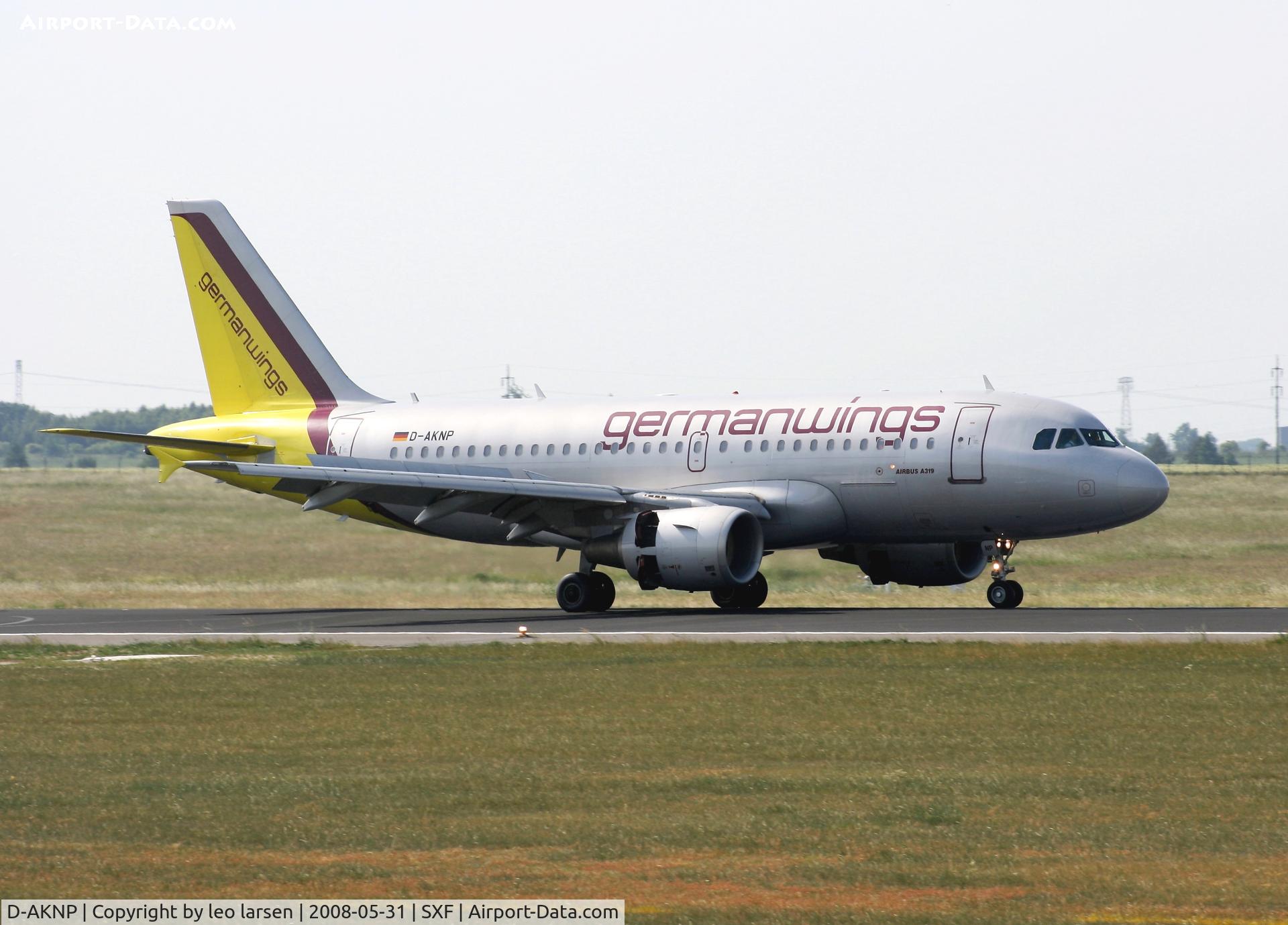D-AKNP, 1999 Airbus A319-112 C/N 1155, Berlin SXF 31.5.08