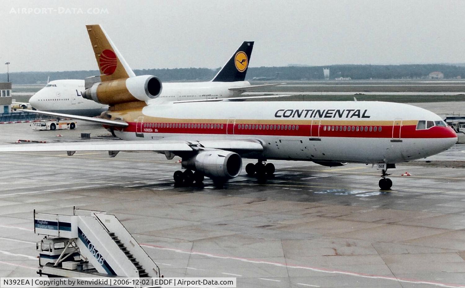 N392EA, 1974 Douglas DC-10-30 C/N 47867, Continental