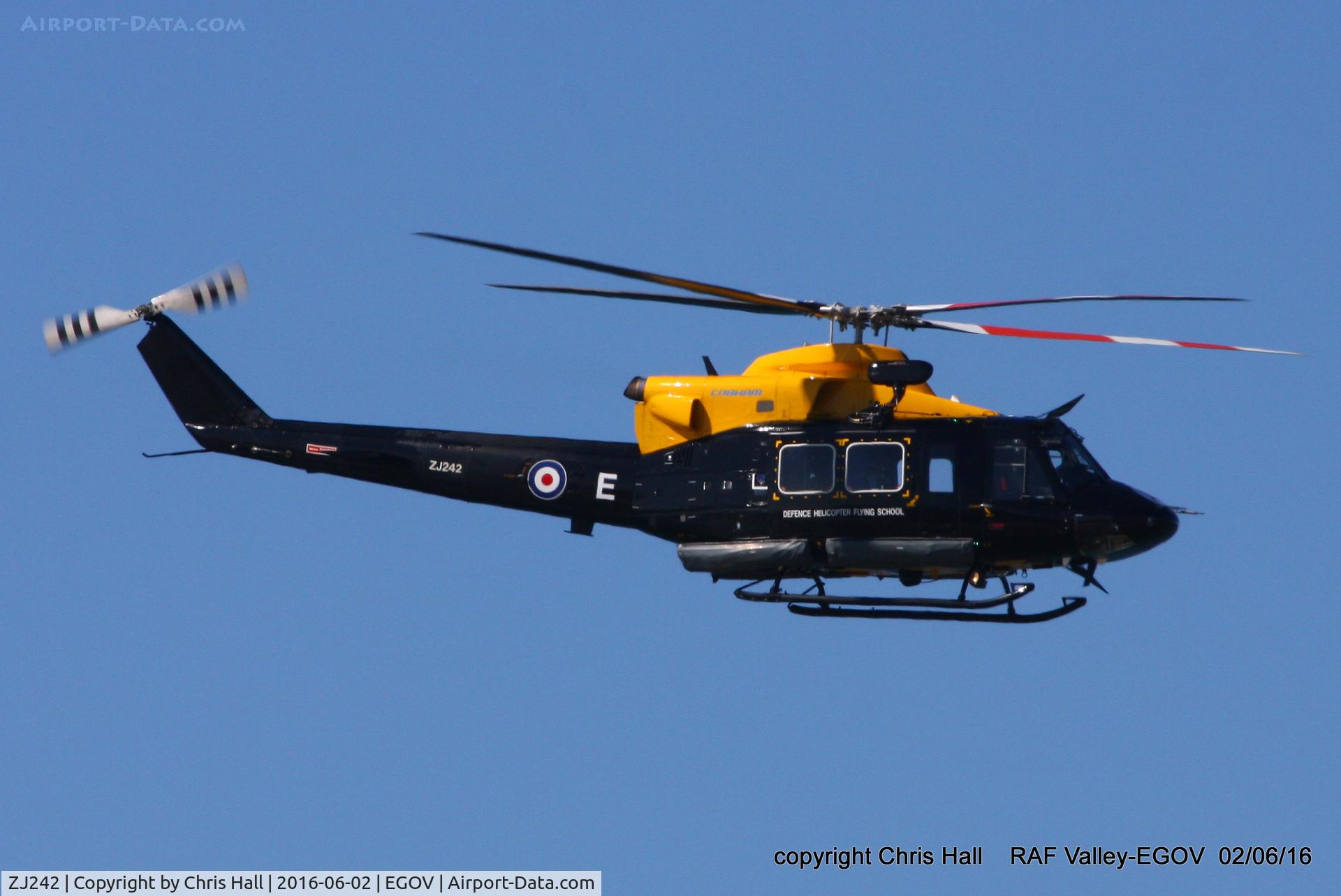ZJ242, 1994 Bell 412EP Griffin HT1 C/N 36095, RAF 60 (R) Sqn / DHFS