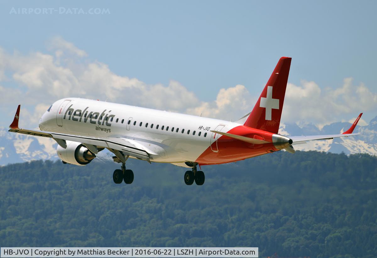 HB-JVO, 2009 Embraer 190LR (ERJ-190-100LR) C/N 19000294, HB-JVO