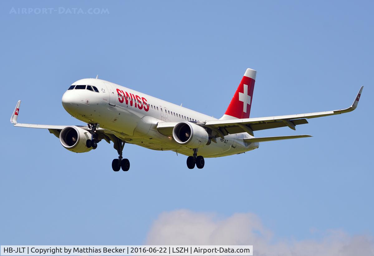HB-JLT, 2013 Airbus A320-214 C/N 5518, HB-JLT