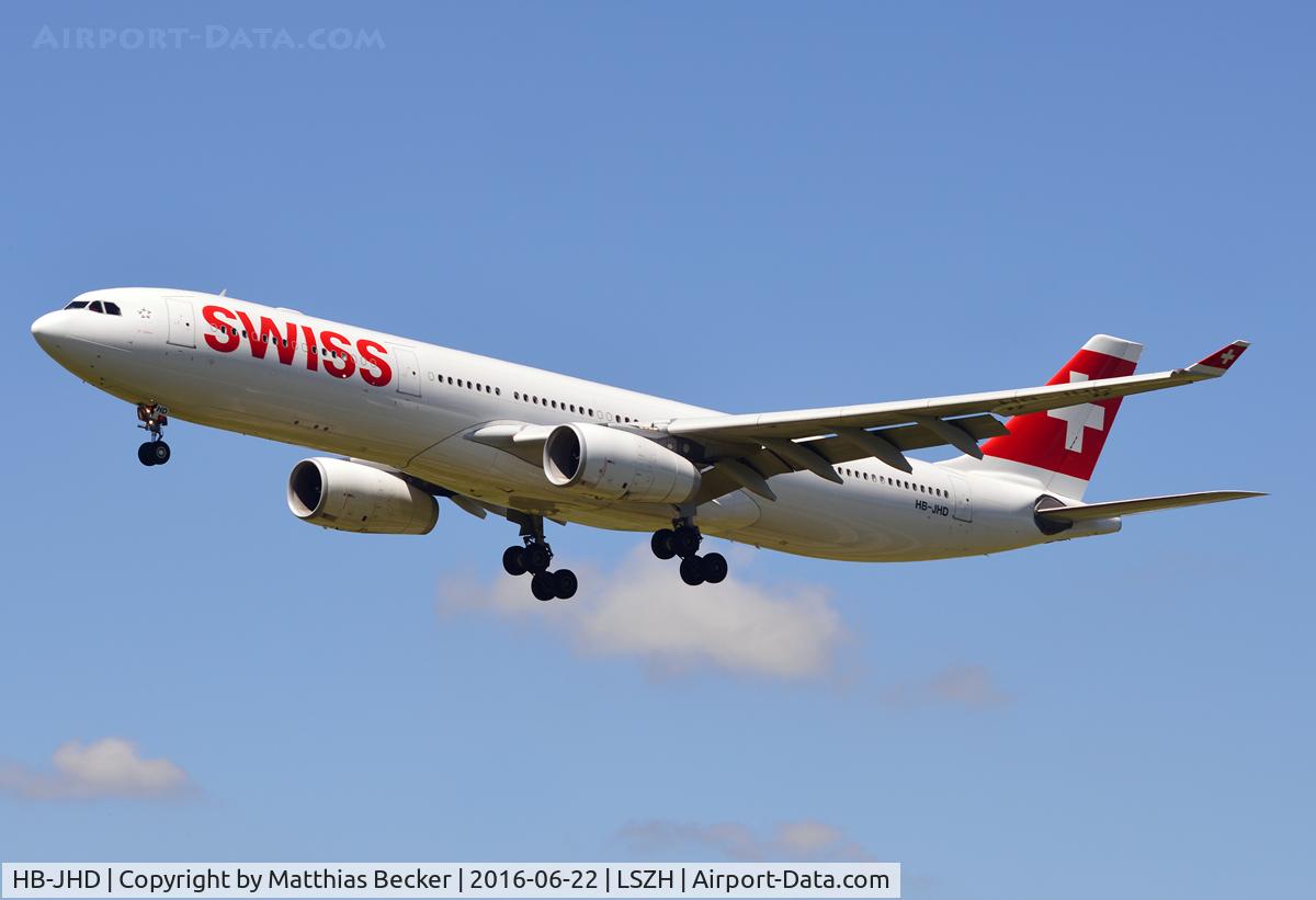 HB-JHD, 2009 Airbus A330-343 C/N 1026, HB-JHD