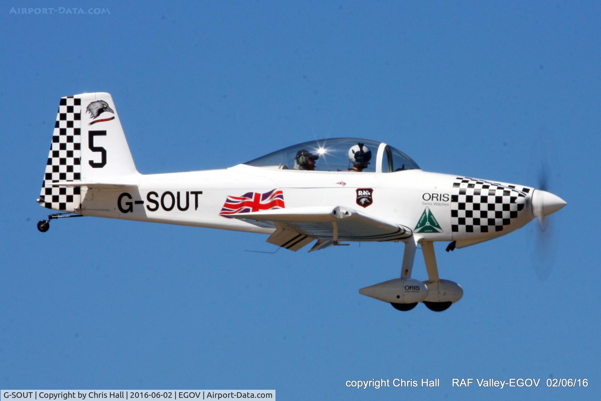 G-SOUT, 2006 Vans RV-8 C/N PFA 303-13295, RAF Valley Families Day