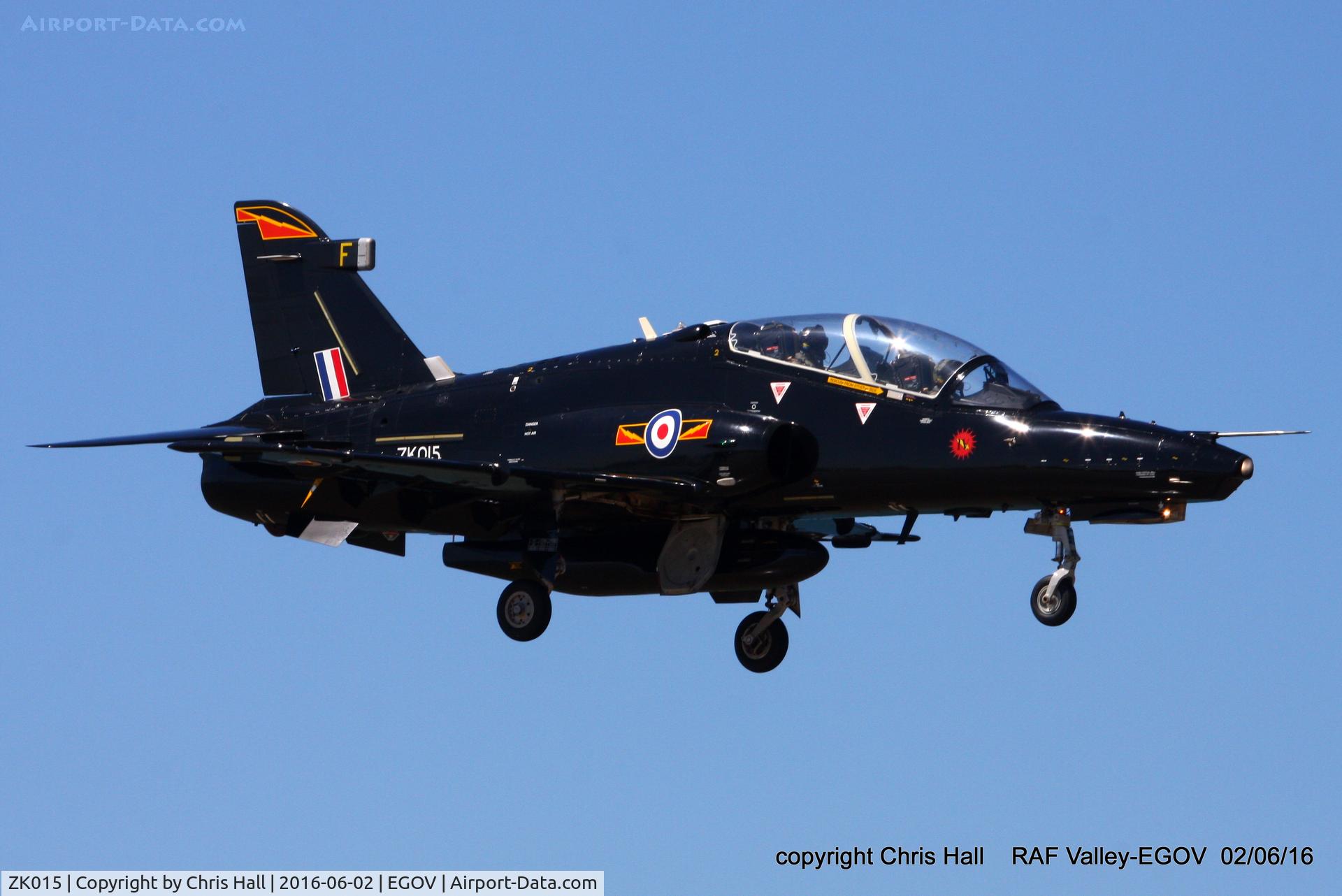 ZK015, 2008 British Aerospace Hawk T2 C/N RT006/1244, RAF IV Sqn