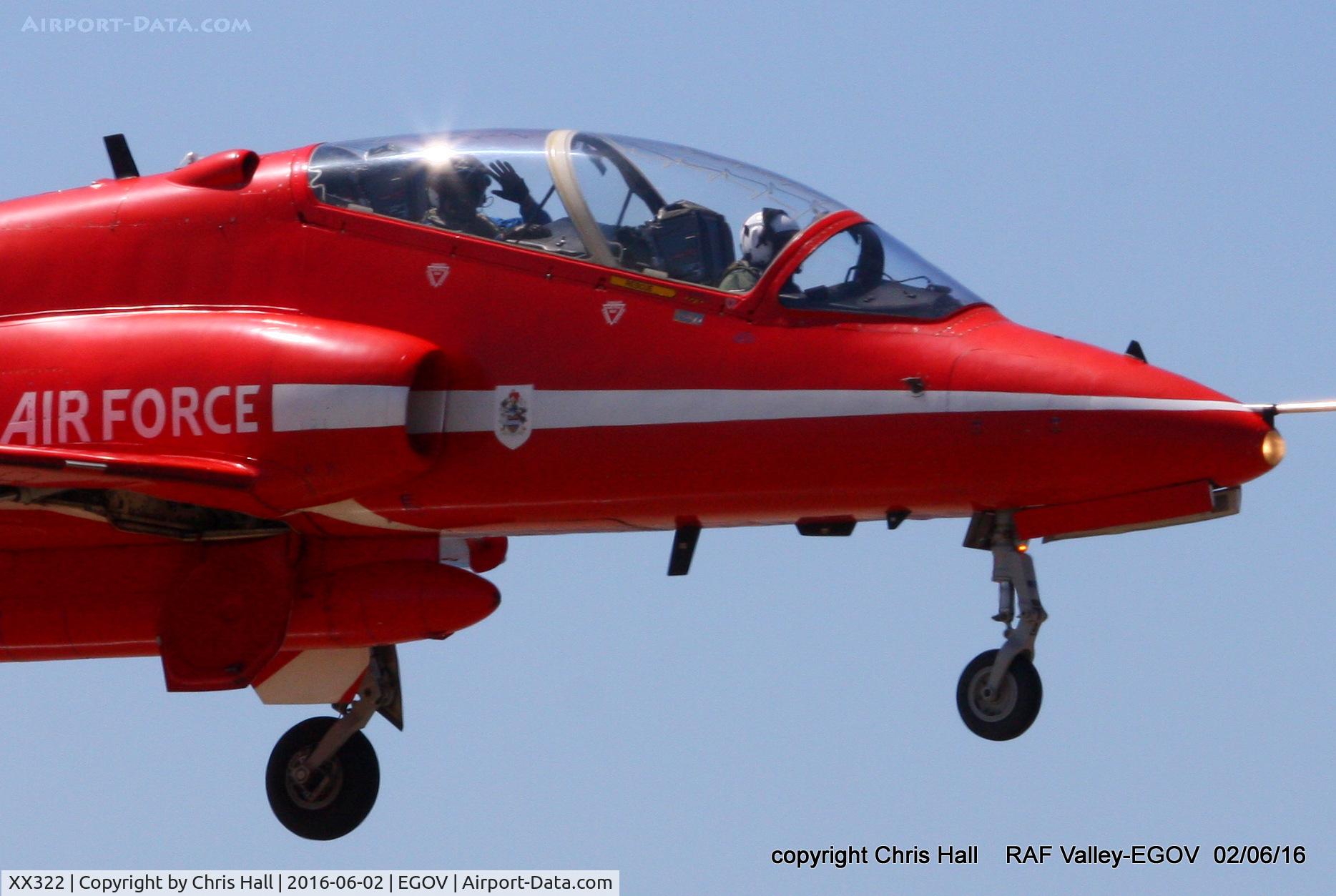 XX322, 1980 Hawker Siddeley Hawk T.1A C/N 165/312147, RAF Valley Families Day