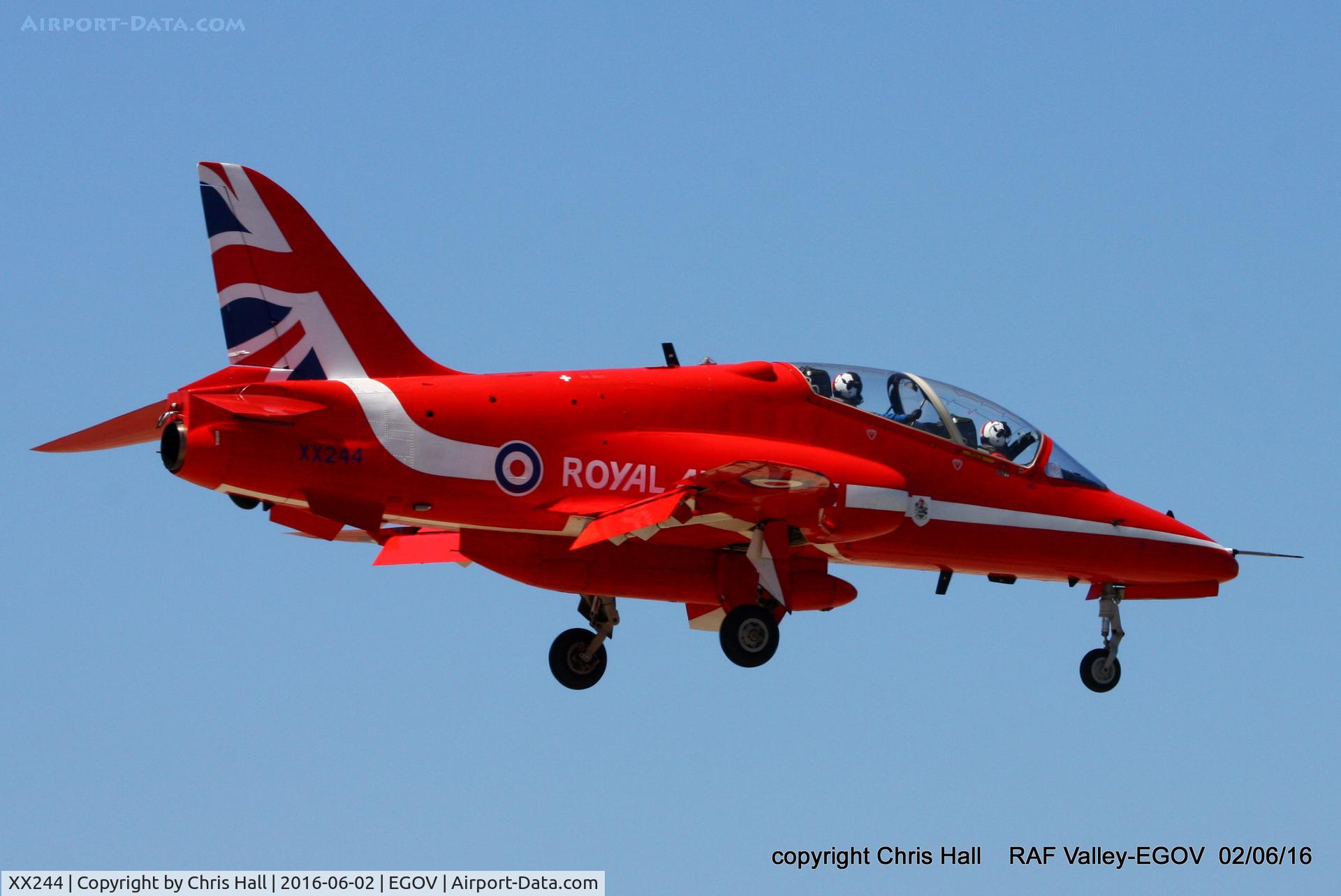 XX244, 1978 Hawker Siddeley Hawk T.1 C/N 080/312080, RAF Valley Families Day