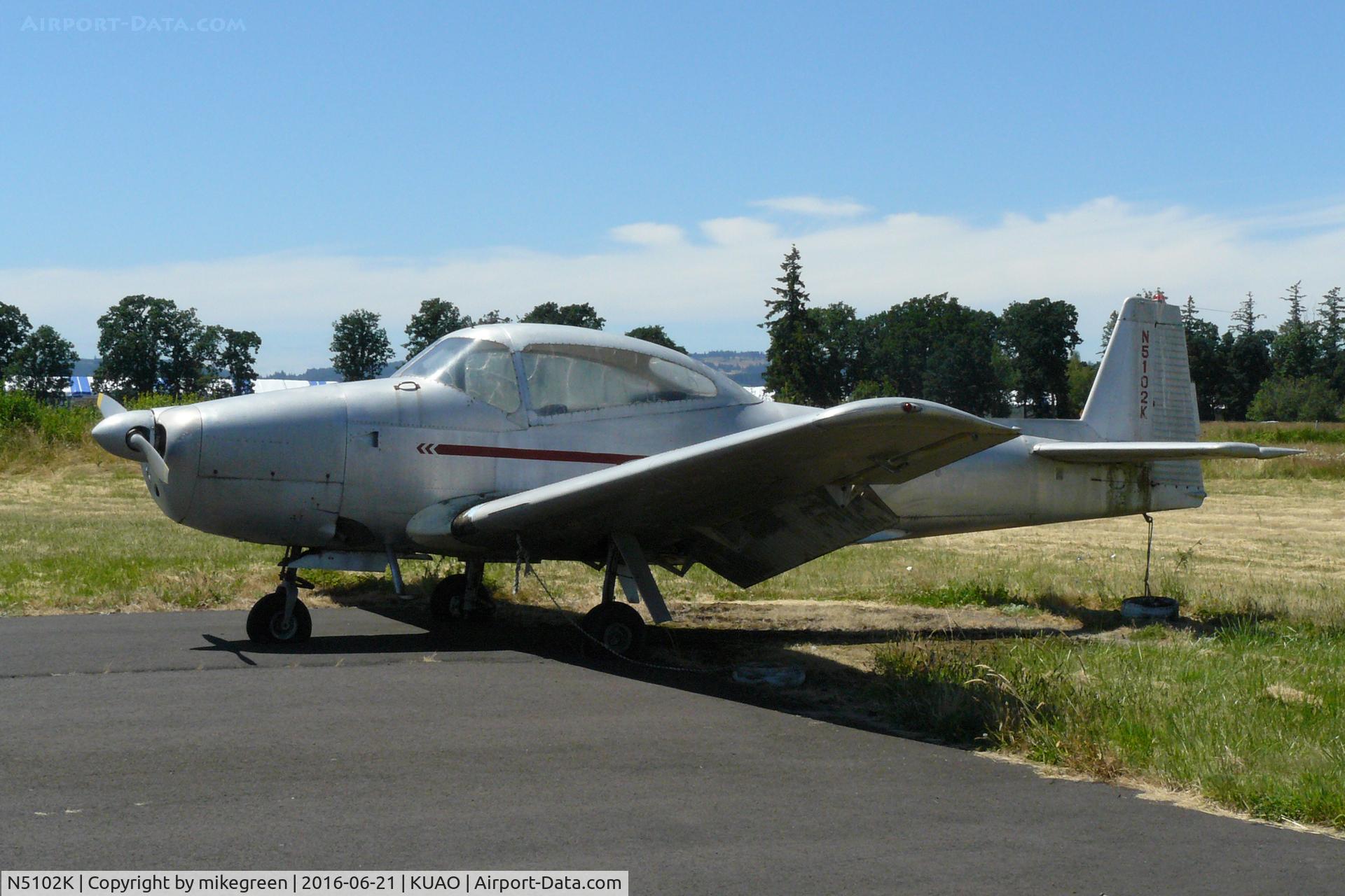 N5102K, 1950 Ryan NAVION A C/N NAV-4-2002, N5102K