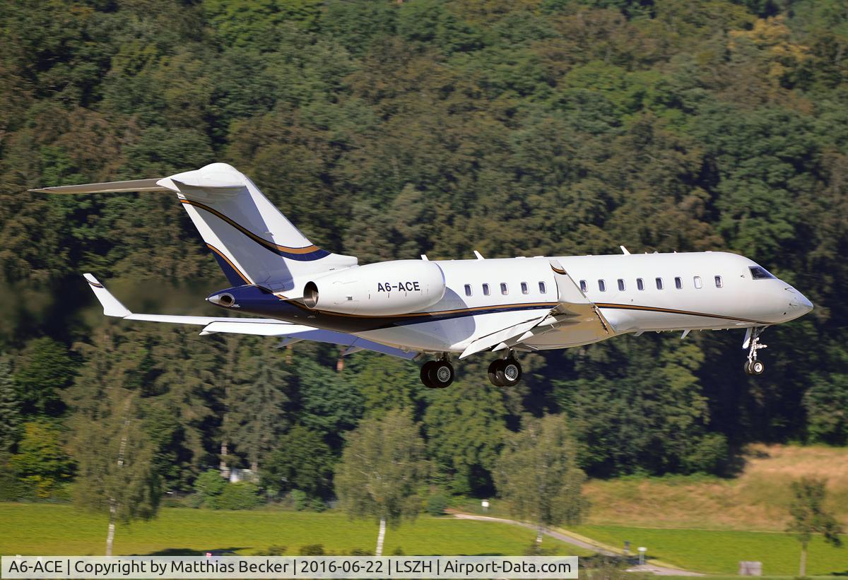 A6-ACE, 2010 Bombardier BD-700-1A10 Global Express C/N 9359, A6-ACE