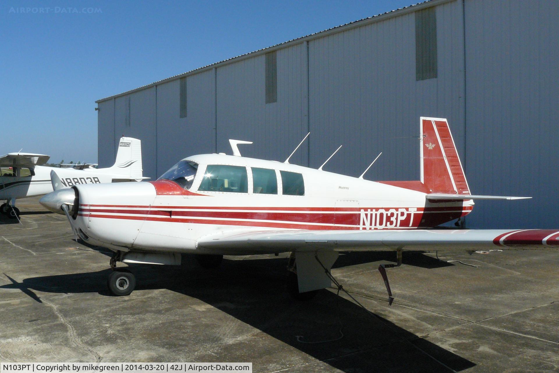 N103PT, 1975 Mooney M20F Executive C/N 22-1252, N103PT