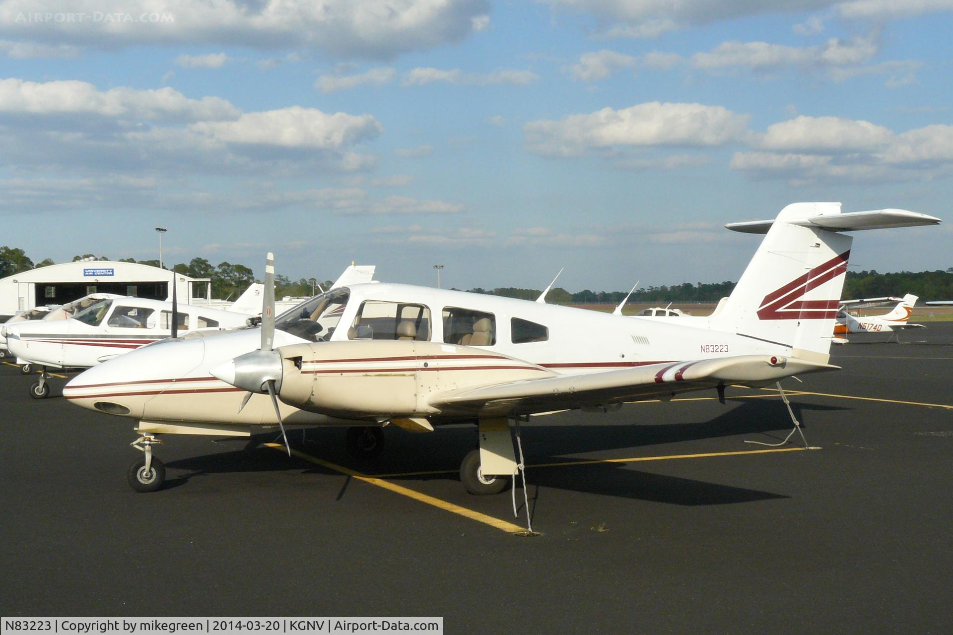 N83223, 1981 Piper PA-44-180T Turbo Seminole C/N 44-8107036, N83223