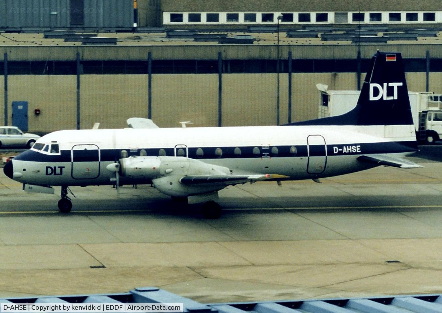 D-AHSE, 1984 Hawker Siddeley HS.748 Series 2B C/N 1792, DLT