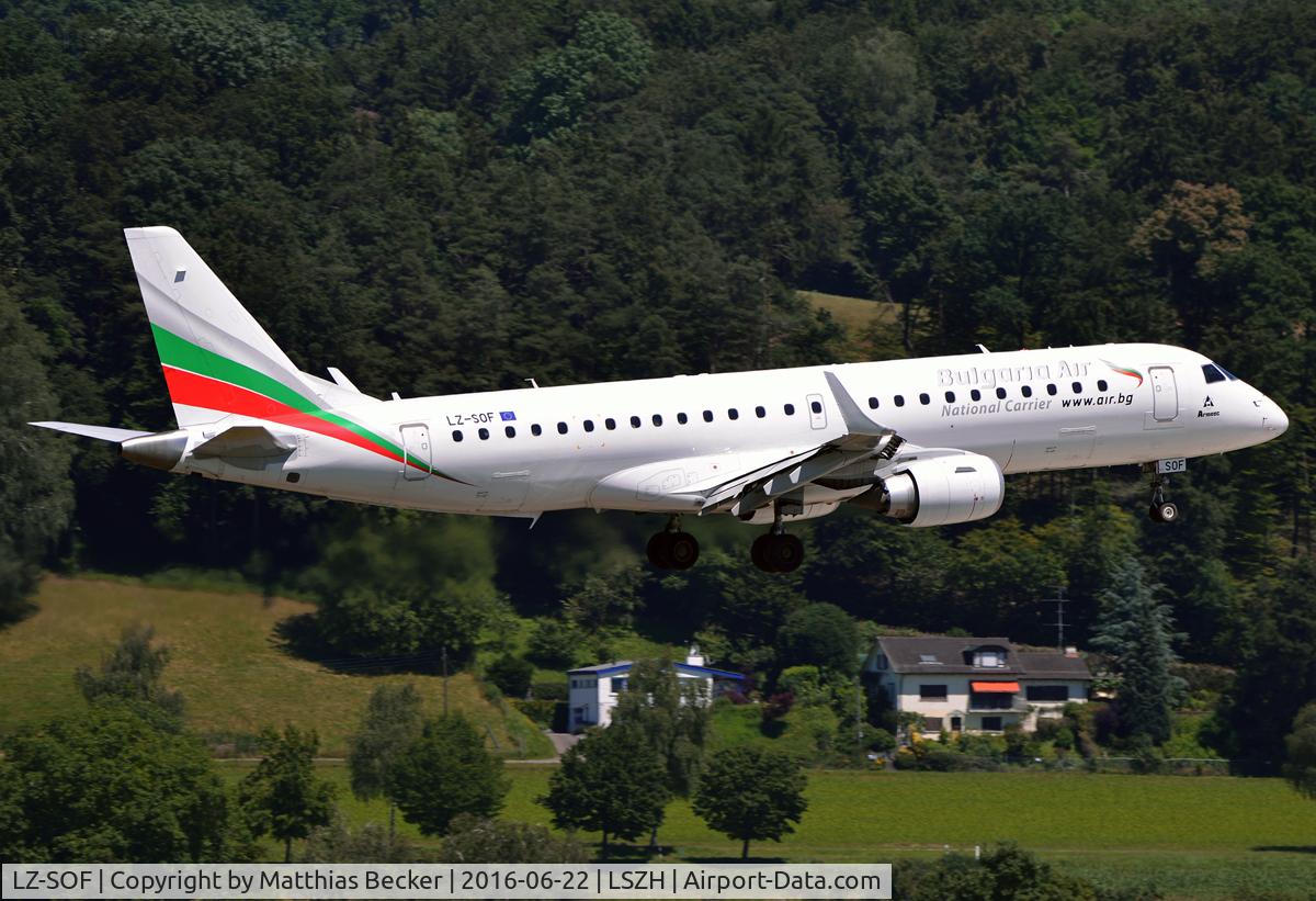 LZ-SOF, 2012 Embraer 190AR (ERJ-190-100IGW) C/N 19000492, LZ-SOF